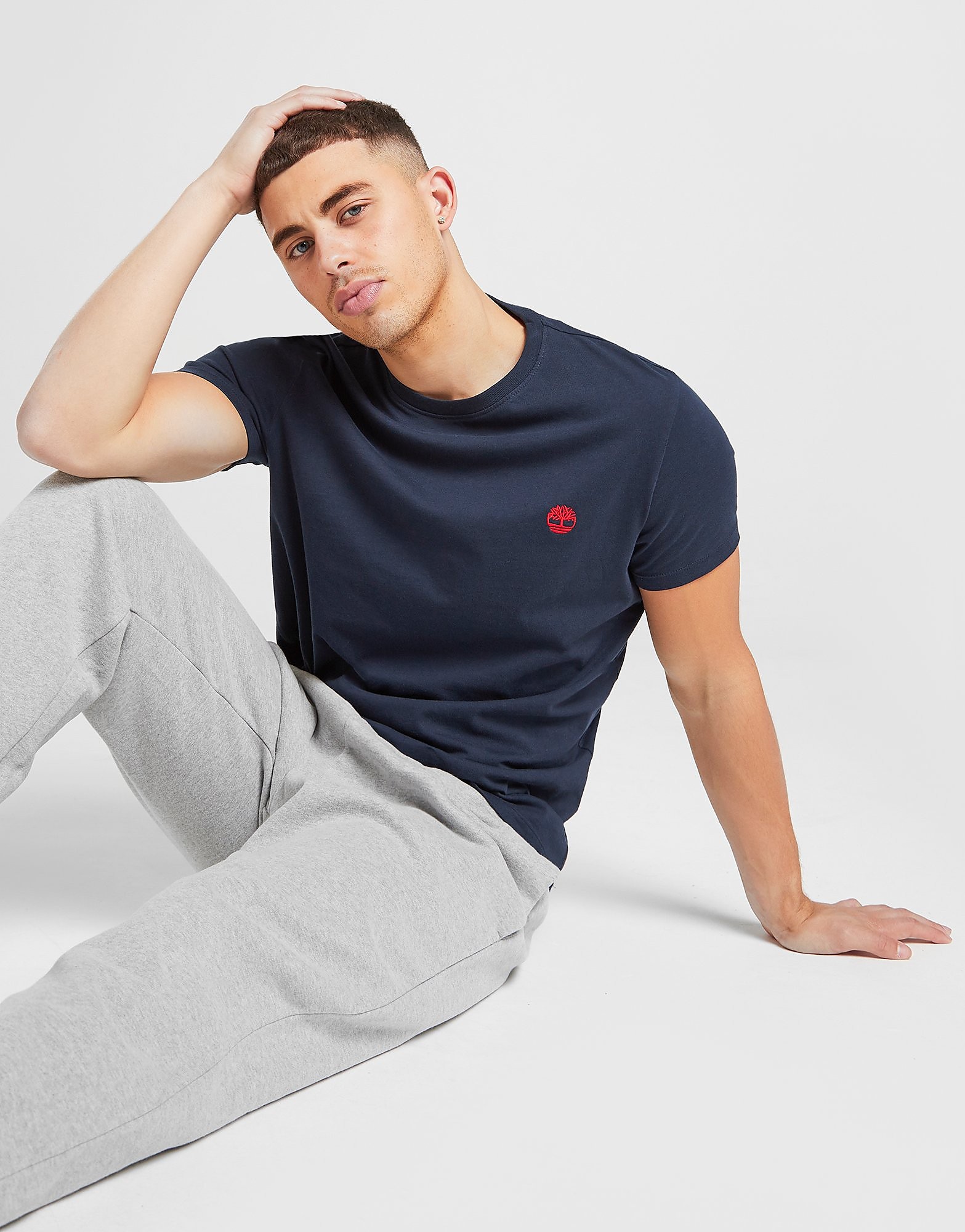 

Timberland Dunstan Short Sleeve T-Shirt - Blue/Navy, Blue/Navy