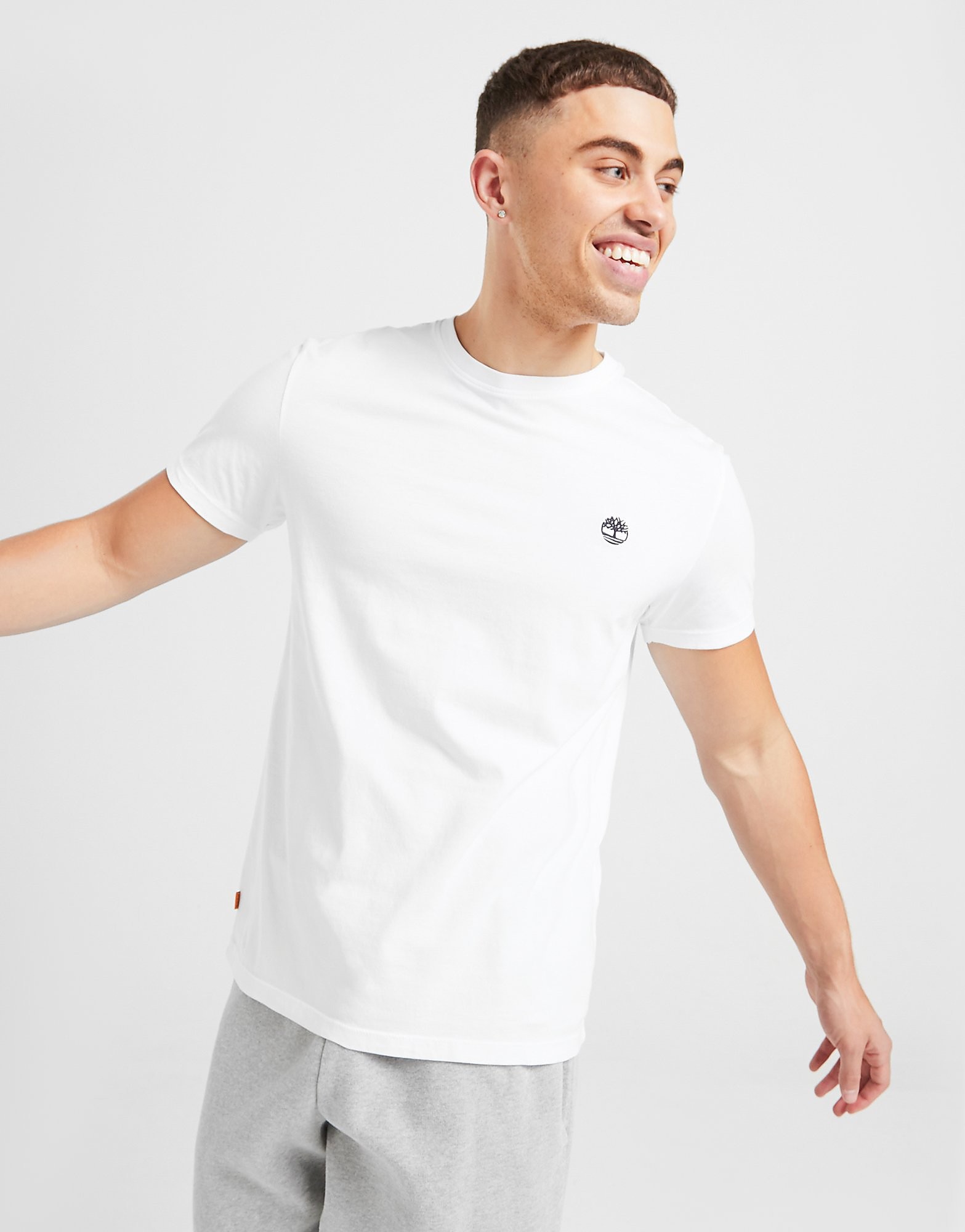 

Timberland Dunstan Short Sleeve T-Shirt - White/White, White/White