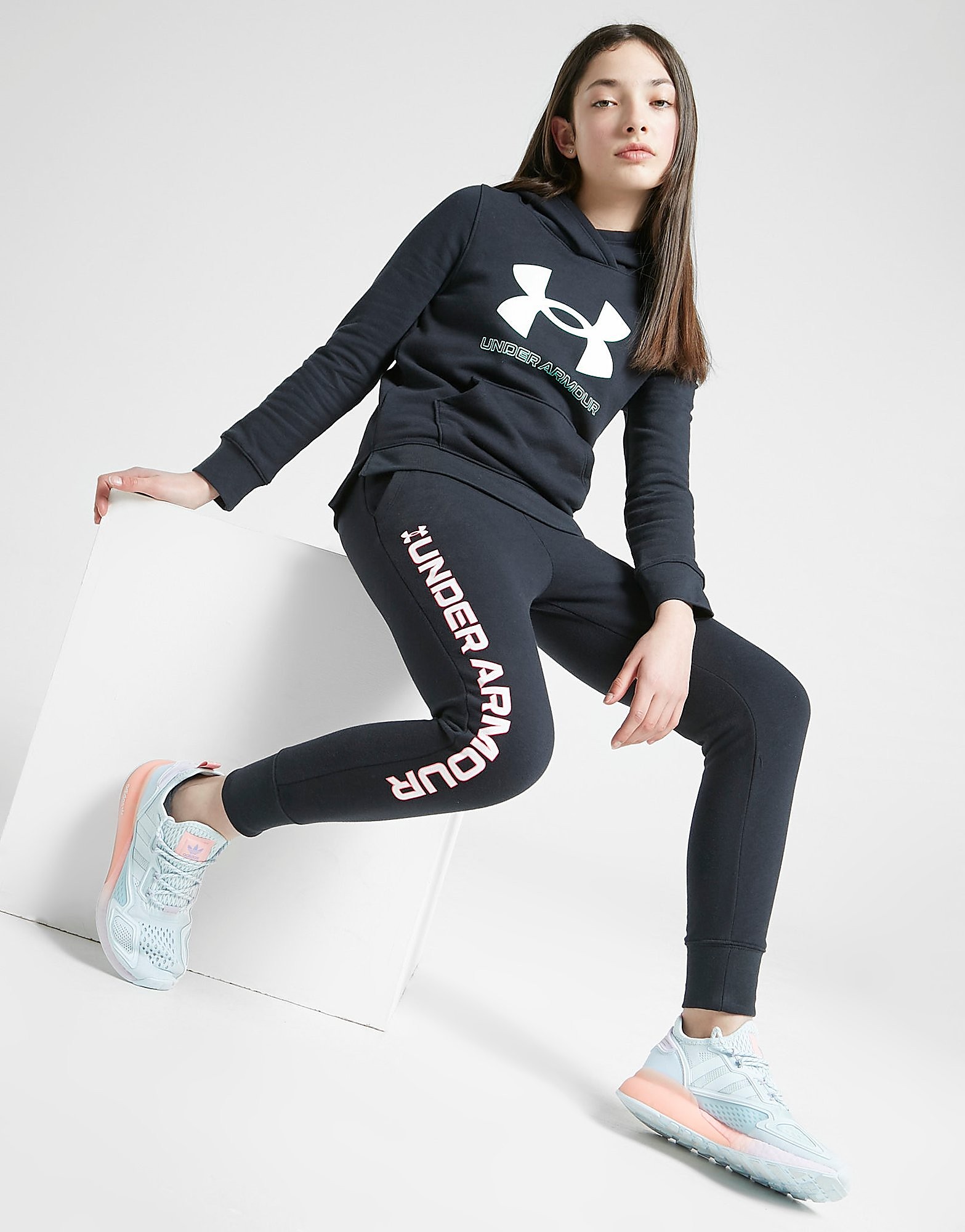 

Under Armour Girls' Rival Fleece Joggers Junior - Black - Kids, Black