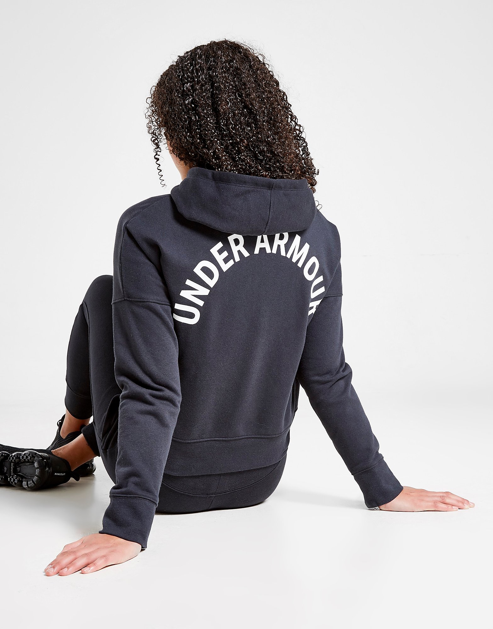 

Under Armour Girls' Rival Full Zip Hoodie Junior - Black - Kids, Black