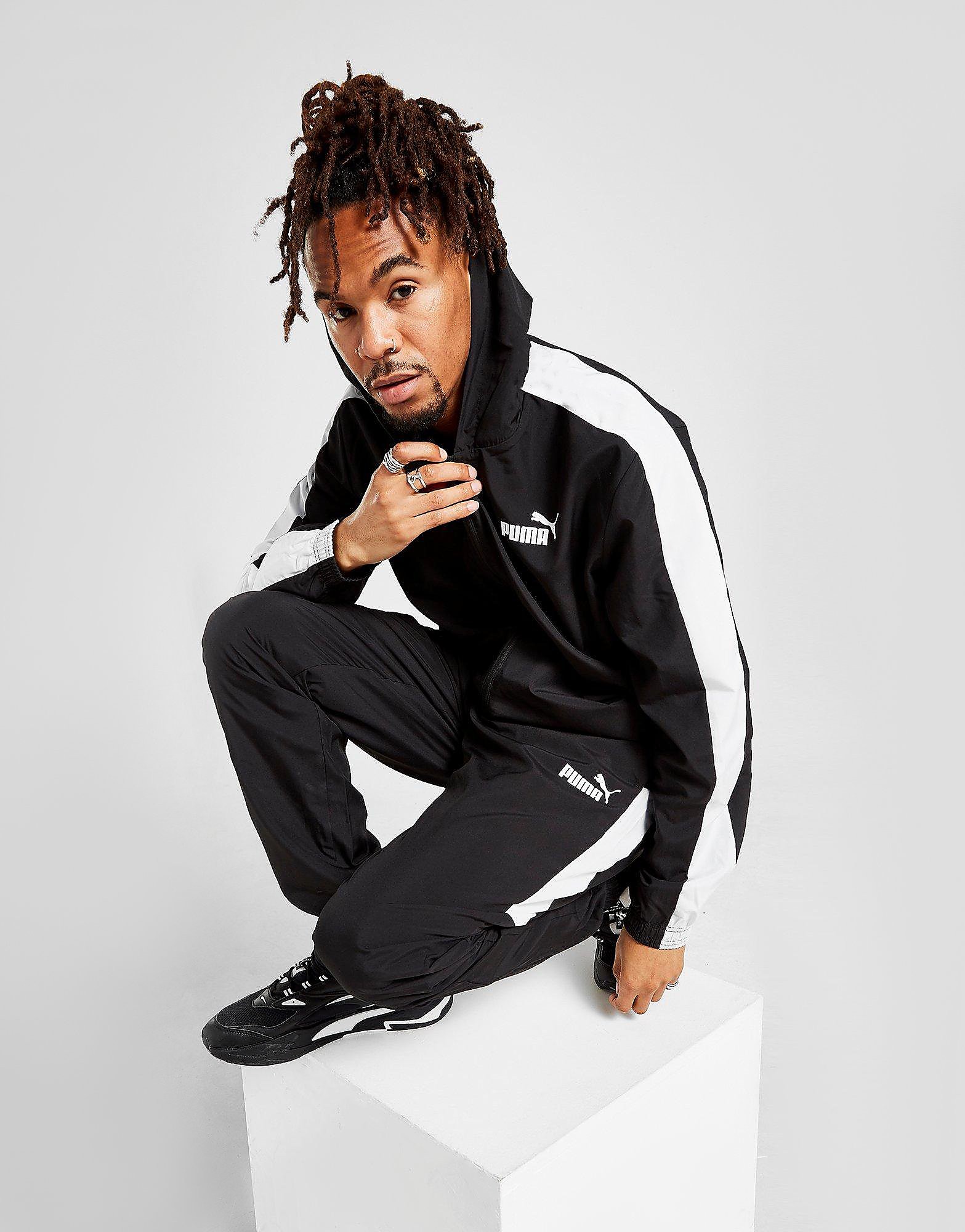 

Puma Woven Tracksuit - Only at JD - Black - Mens, Black
