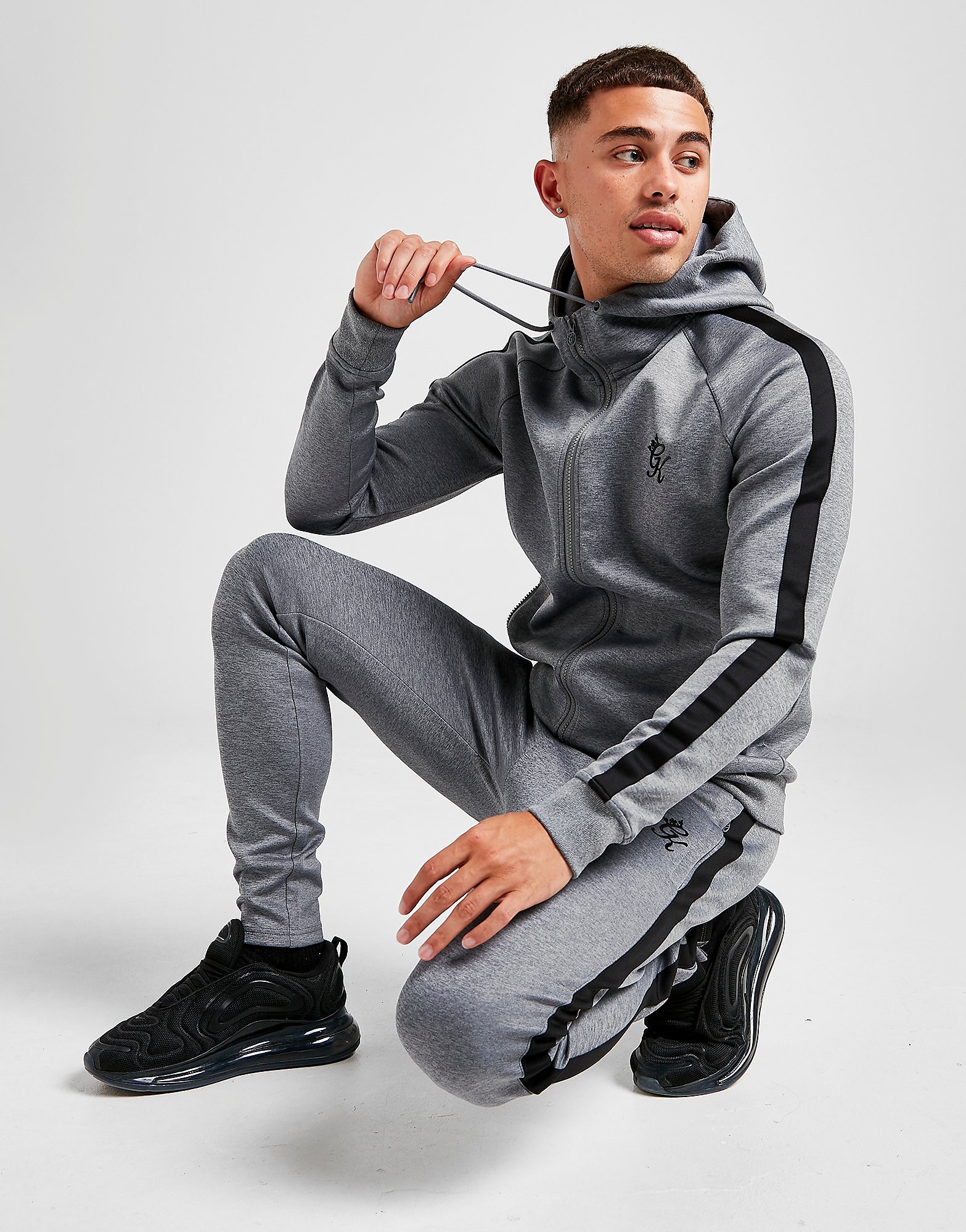

Gym King Core Zip Through Poly Tracksuit - Grey - Mens, Grey