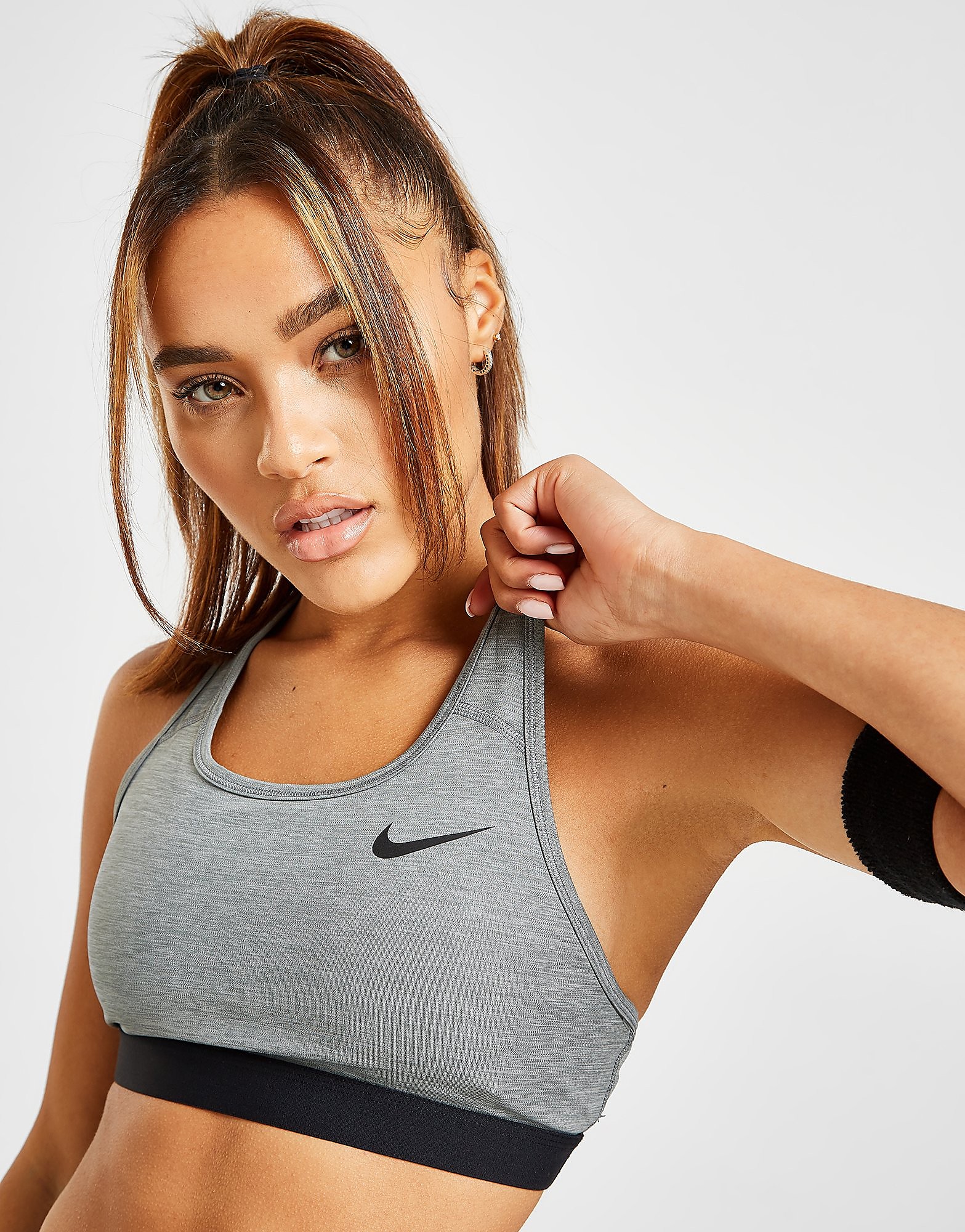 

Nike Training Sports Bra - Smoke Grey/Pure/Black - Womens, Smoke Grey/Pure/Black