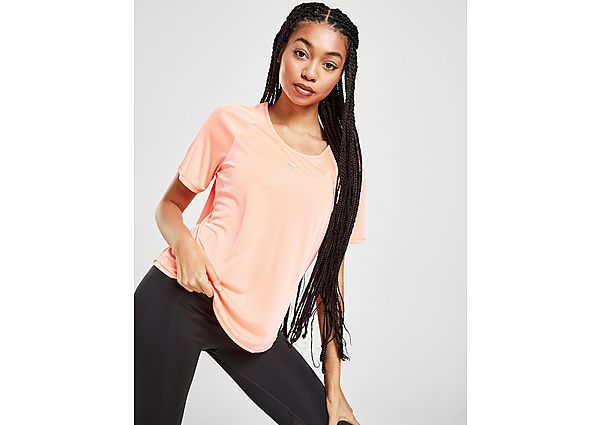 Nike Haut de running à manches courtes Nike Icon Clash pour Femme - Hyper Crimson/Metallic Silver, H