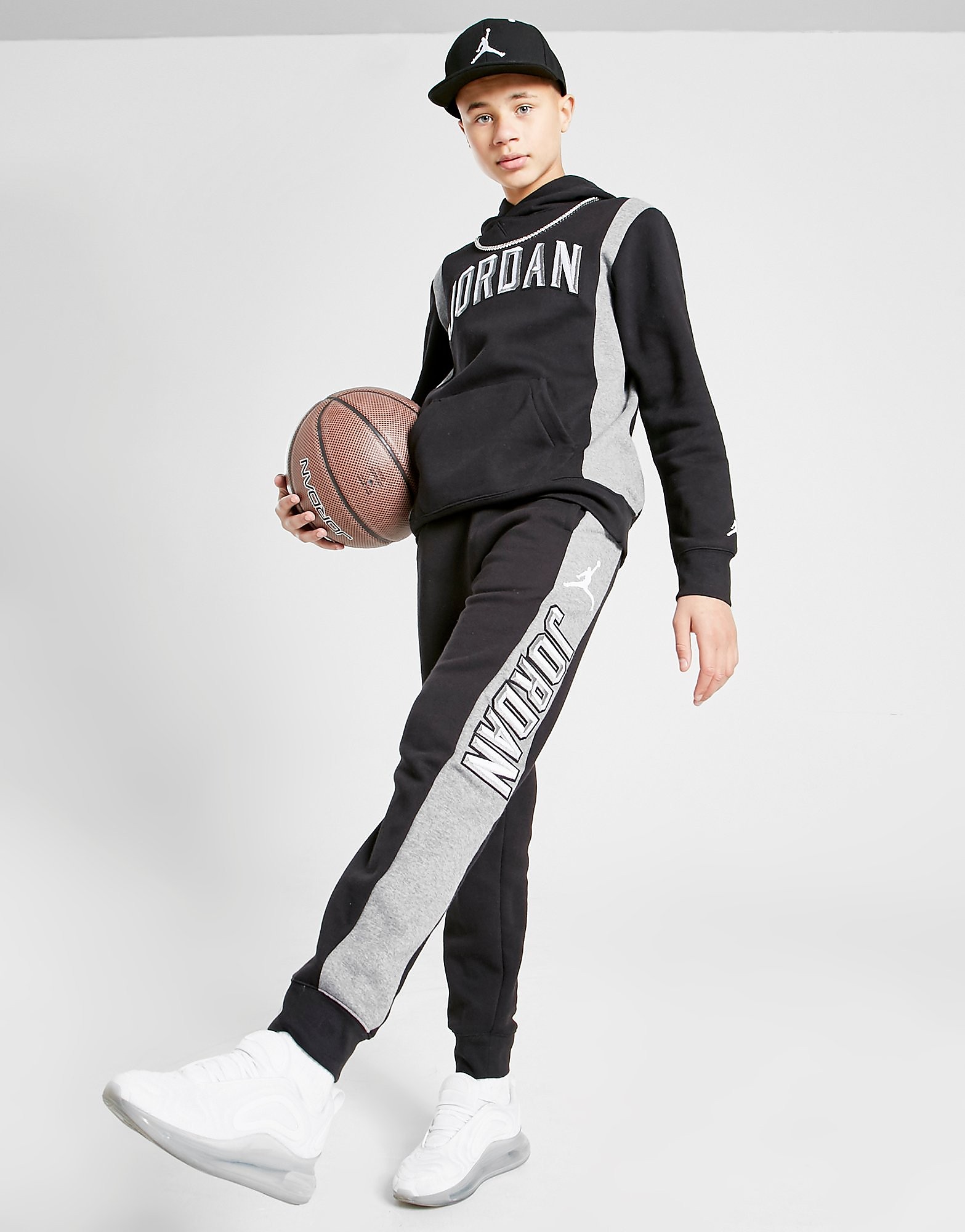 

Jordan Colour Block Fleece Joggers Junior - Black - Kids, Black