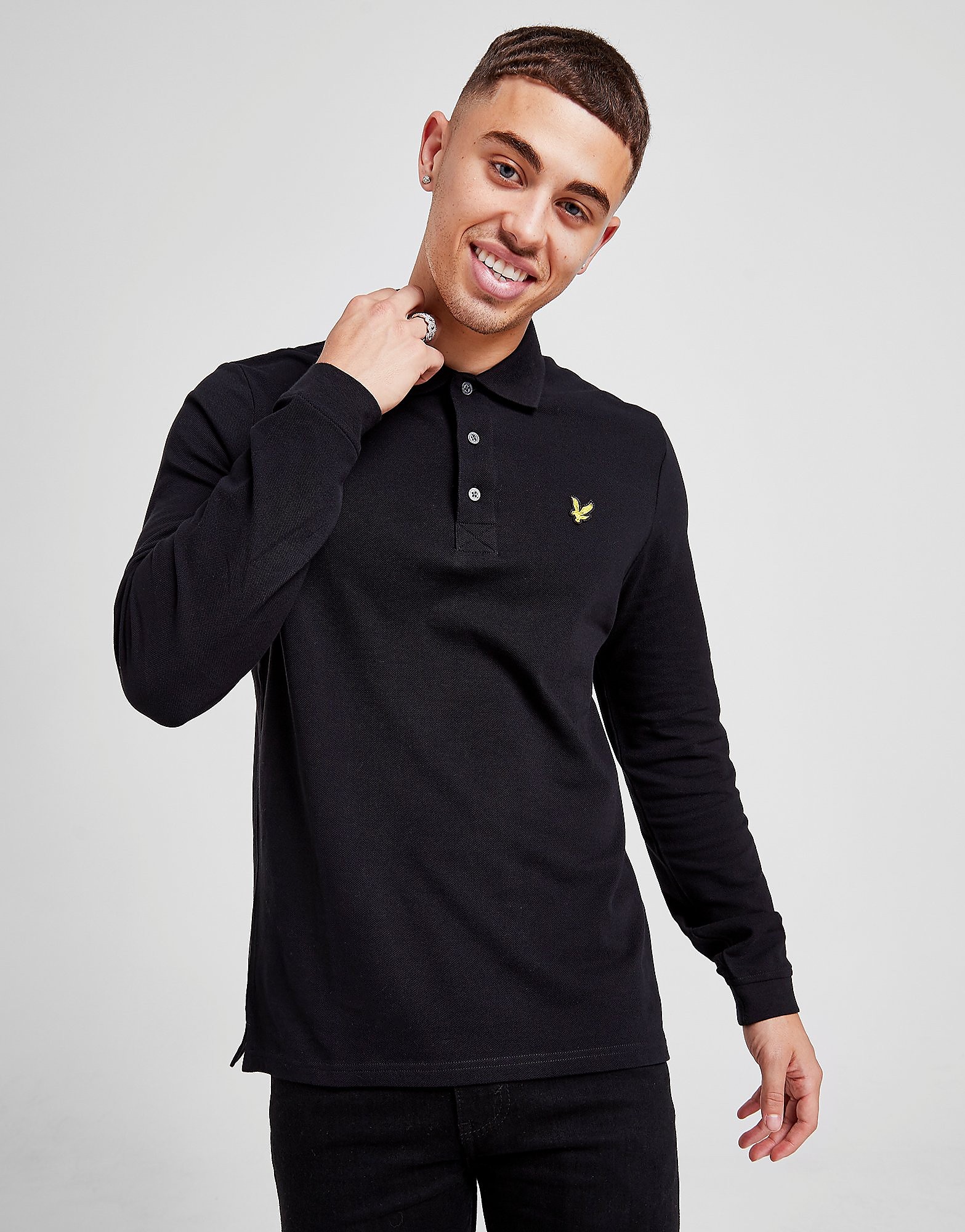 

Lyle & Scott Core Polo Shirt - Black - Mens, Black