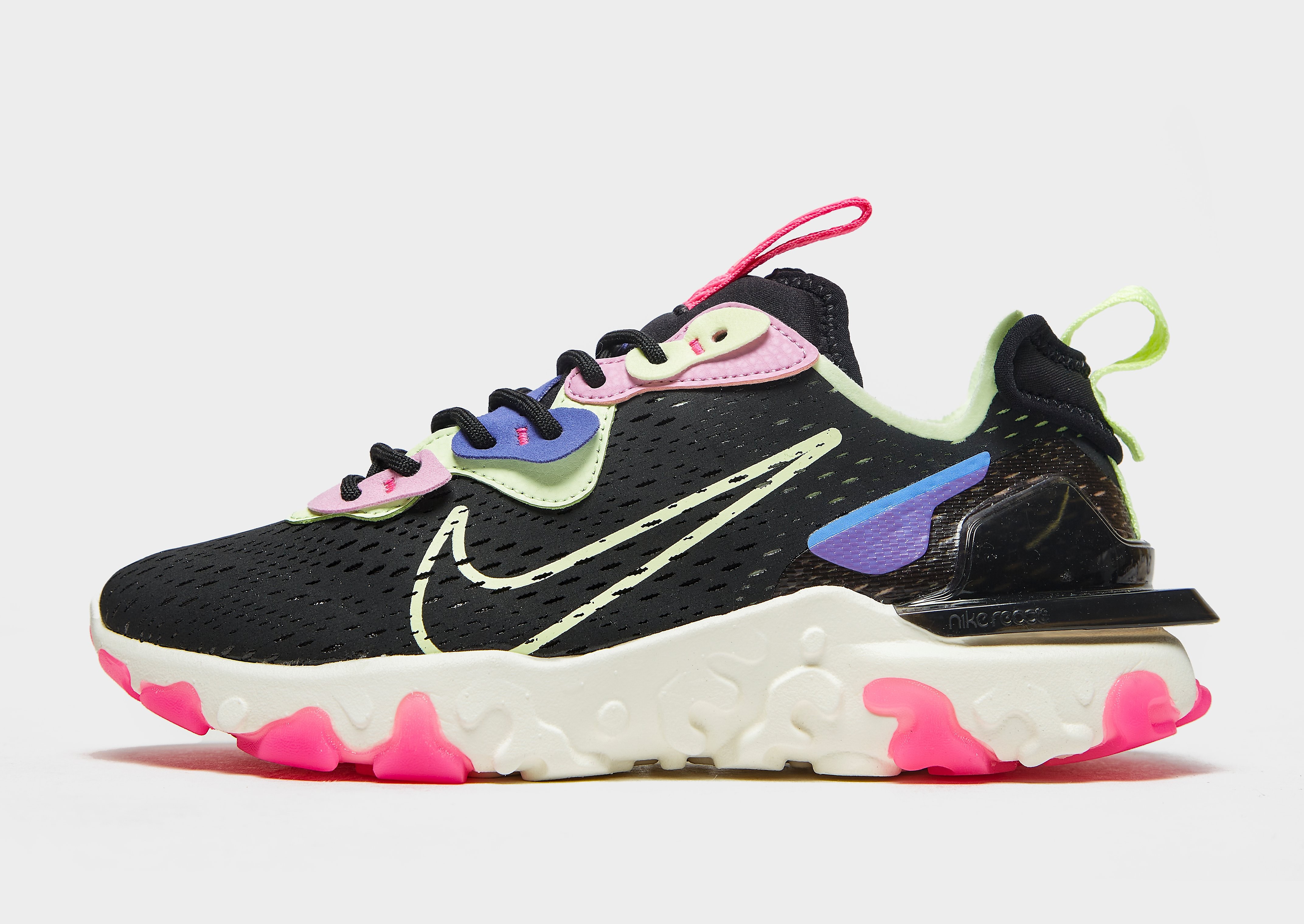 

Nike React Vision Women's - Black/Royal Pulse/Beyond Pink/Barely Volt, Black/Royal Pulse/Beyond Pink/Barely Volt