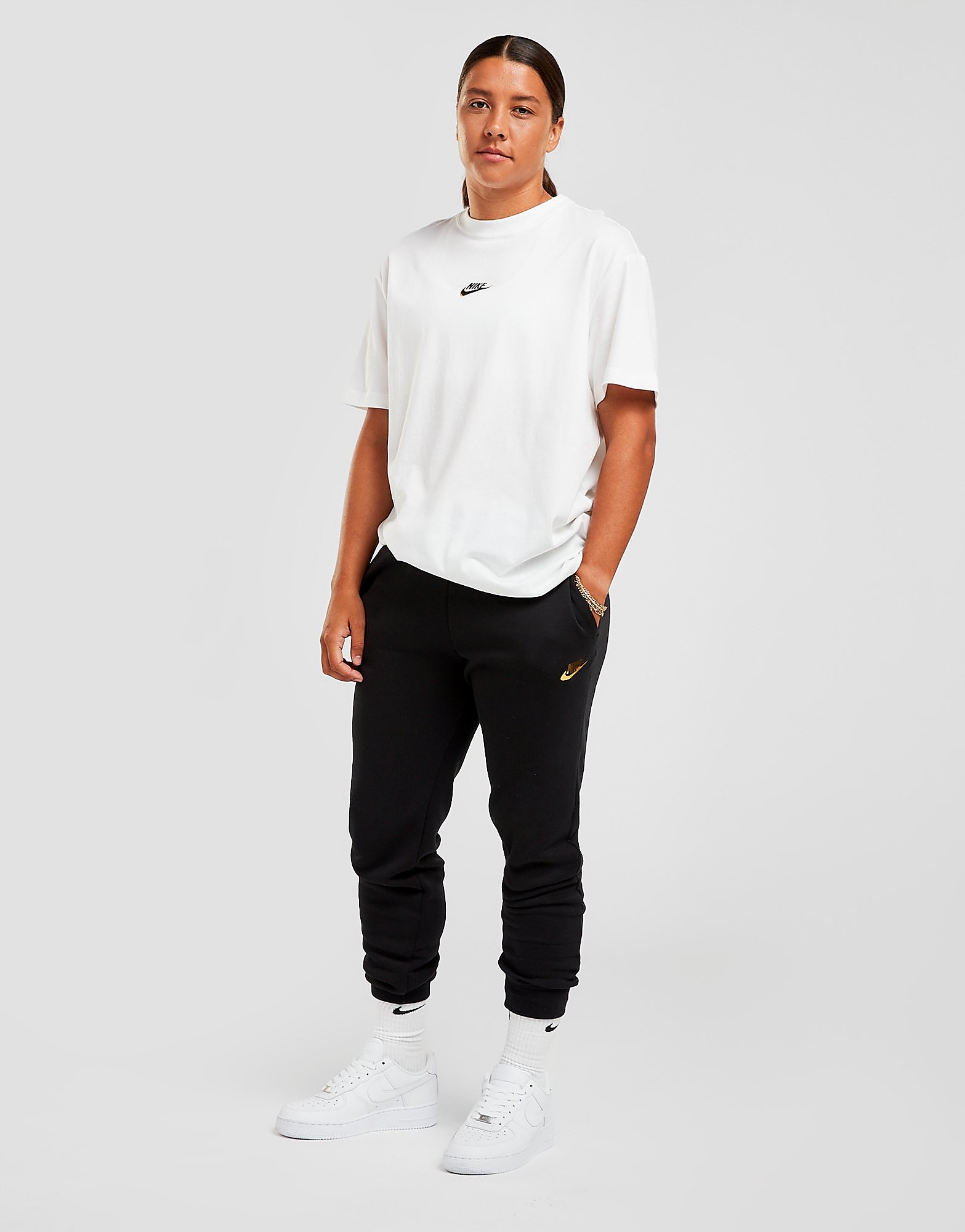 

Nike Metallic Futura Joggers - Black - Womens, Black