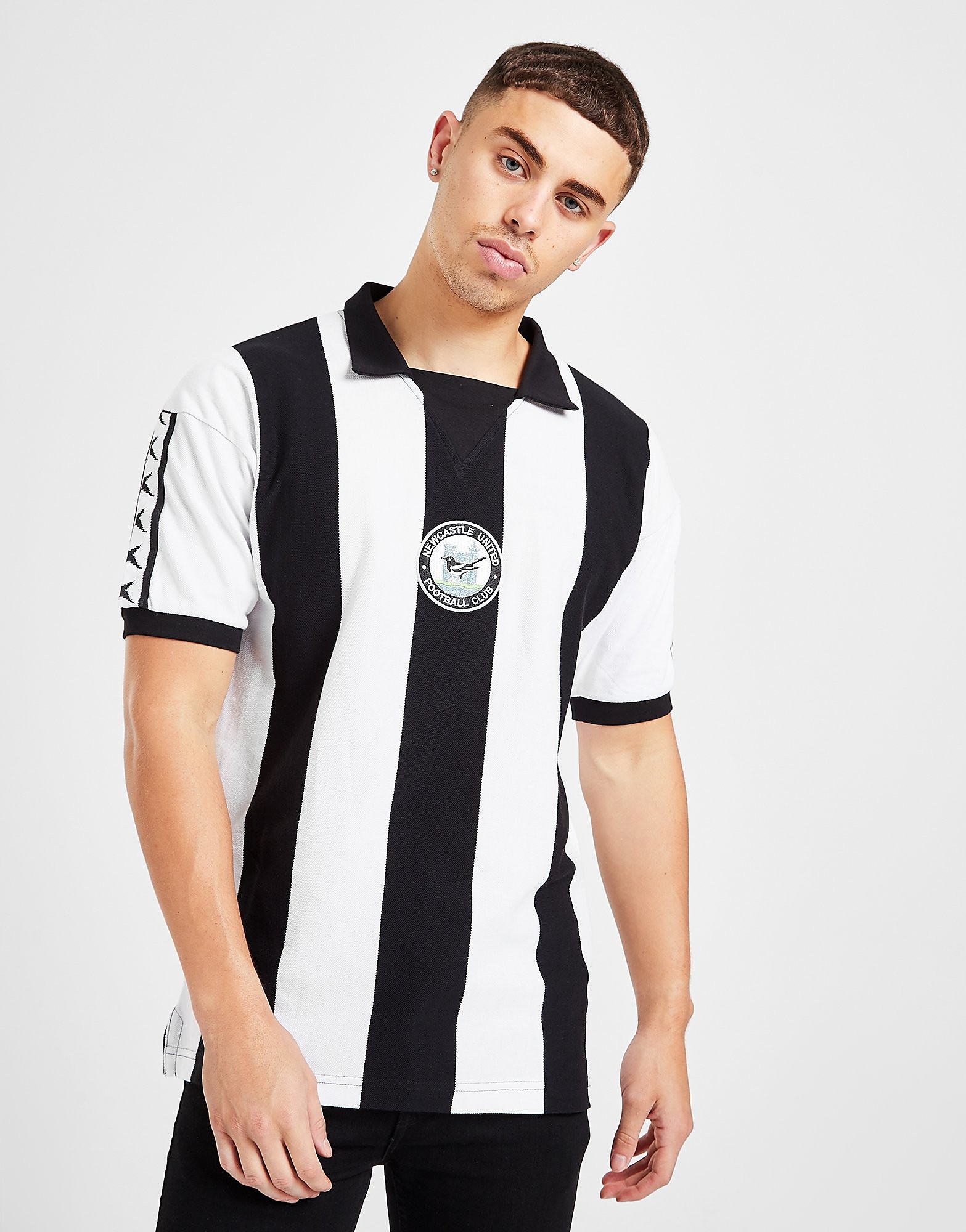 

Score Draw Newcastle United FC '78 Home Retro Shirt - Black/White - Mens, Black/White