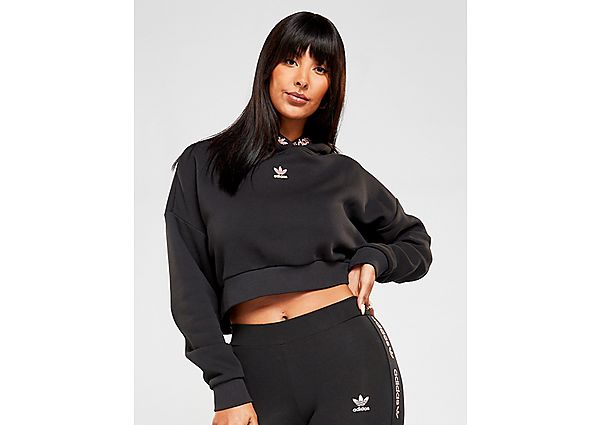 adidas Originals Sweat à capuche Lurex Tape Crop Femme