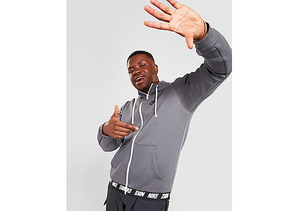 Nike Sweat à capuche en tissu Fleece à zip intégral Nike Sportswear pour Homme