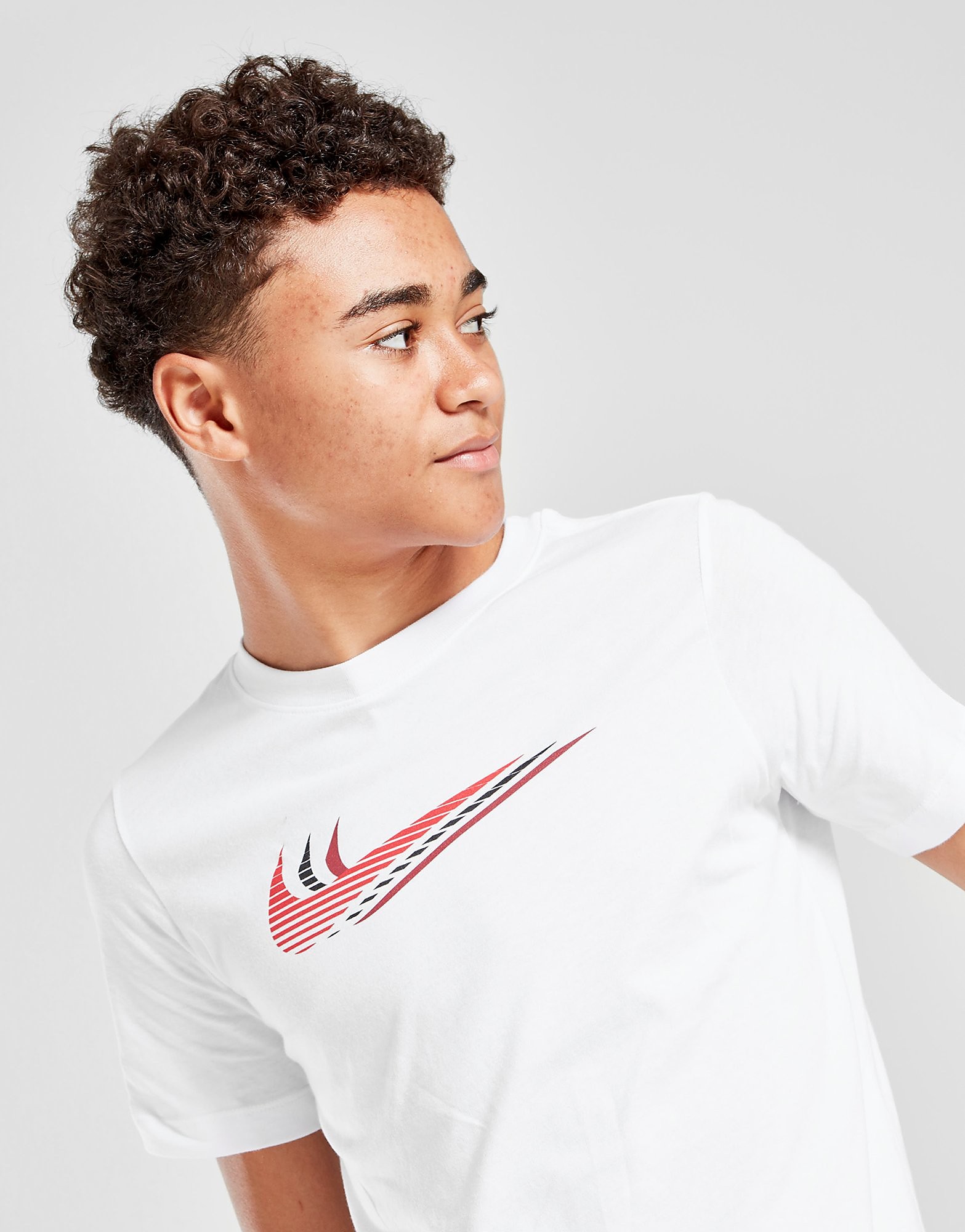 

Nike Swoosh Short Sleeve T-Shirt Junior - White - Kids, White
