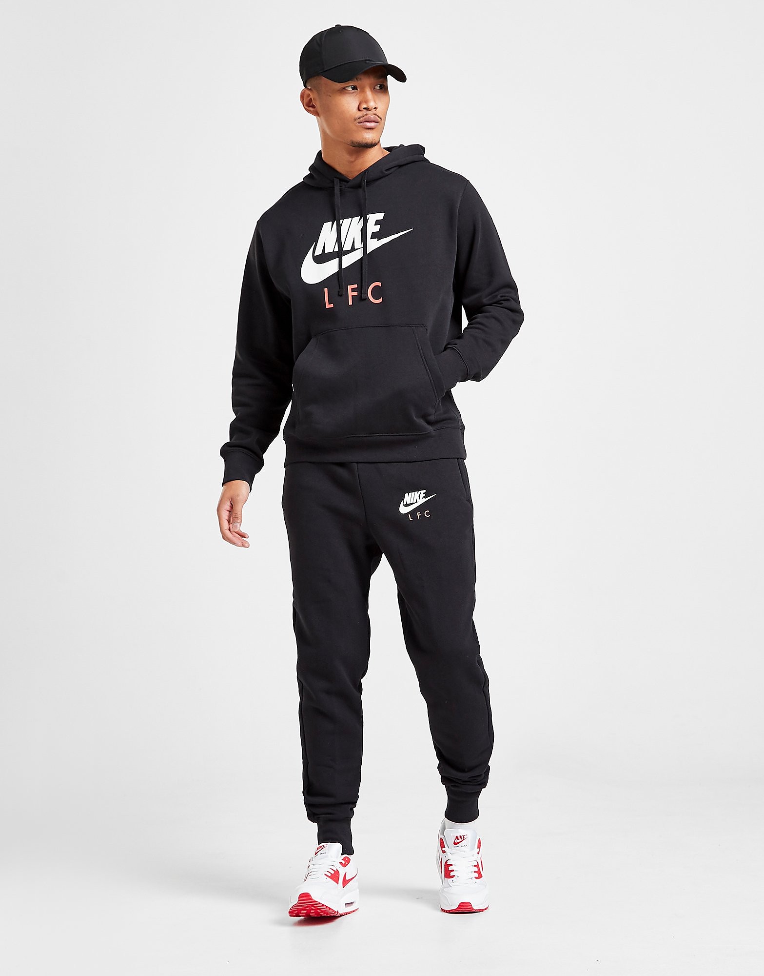 

Nike Liverpool FC Joggers - Black/White - Mens, Black/White