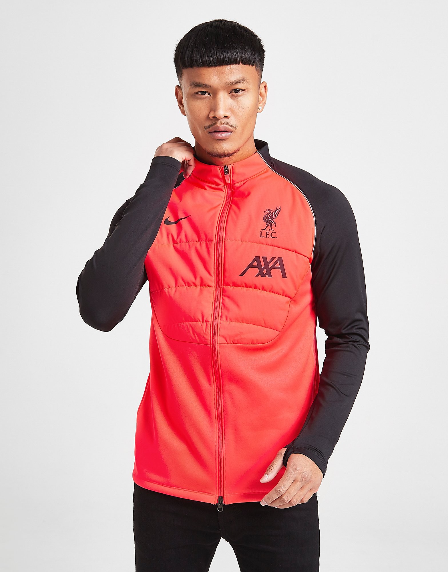

Nike Liverpool FC Therma Drill Jacket - Laser Crimson/Black/Black/Black - Mens, Laser Crimson/Black/Black/Black