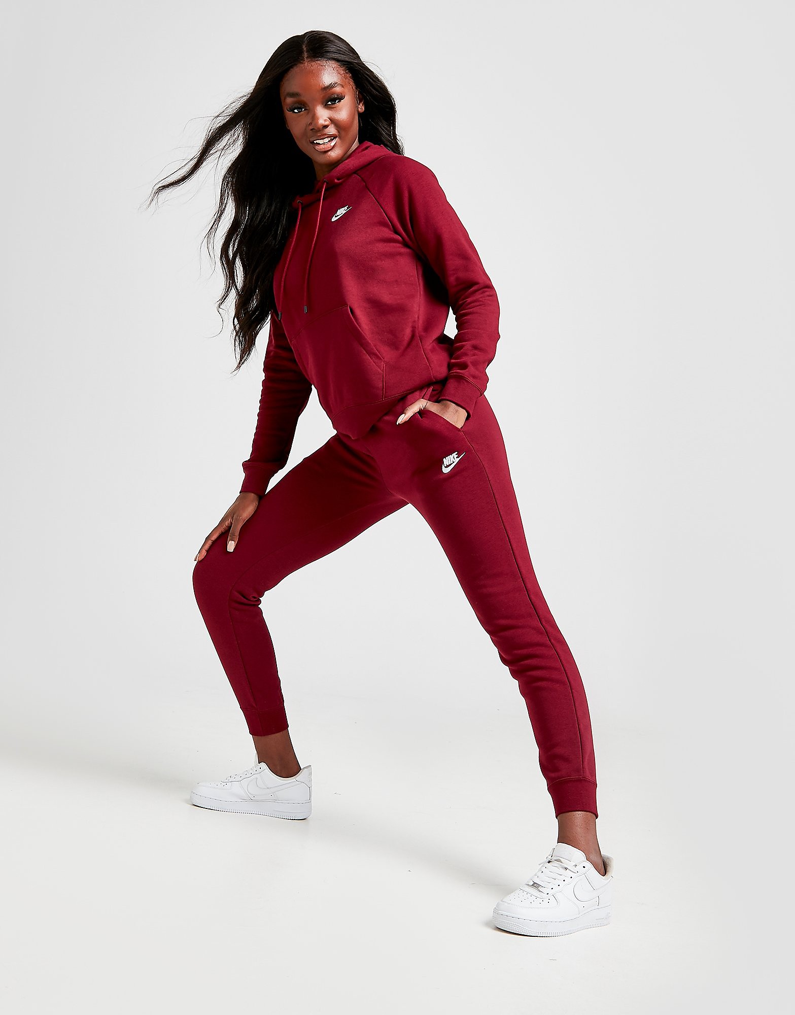 

Nike Essential Joggers - Dark Beetroot/White - Womens, Dark Beetroot/White