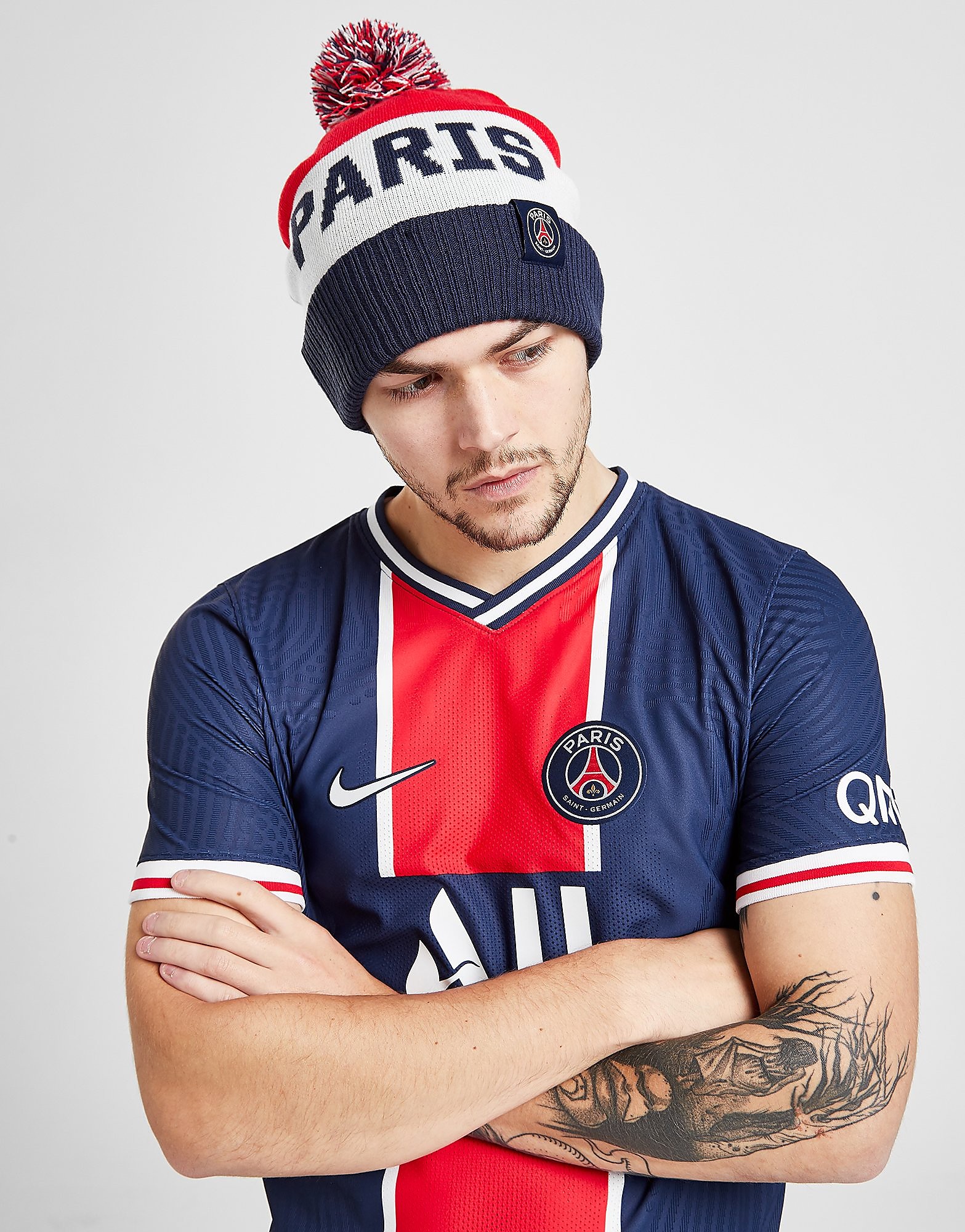 

Nike Paris Saint Germain Pom Beanie - Navy - Womens, Navy