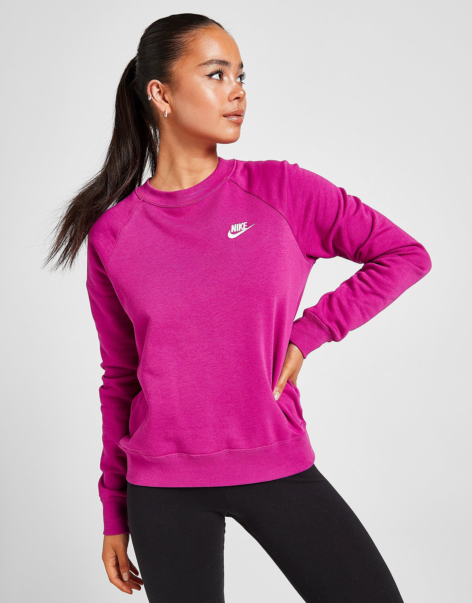 

Nike Essential Crew Sweatshirt - Pink - Womens, Pink