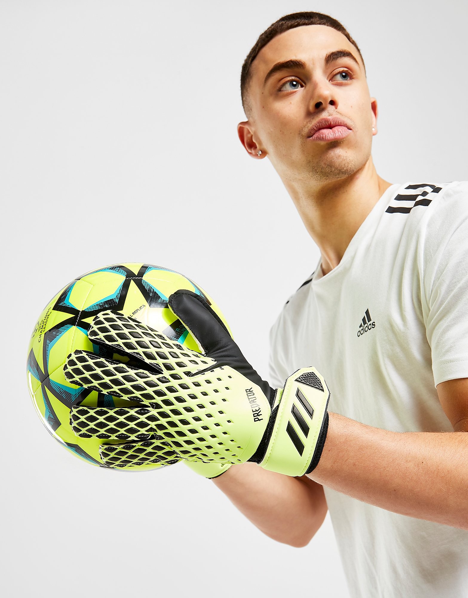 

adidas Predator 20 Training Goalkeeper Gloves - Signal Green / Black - Womens, Signal Green / Black