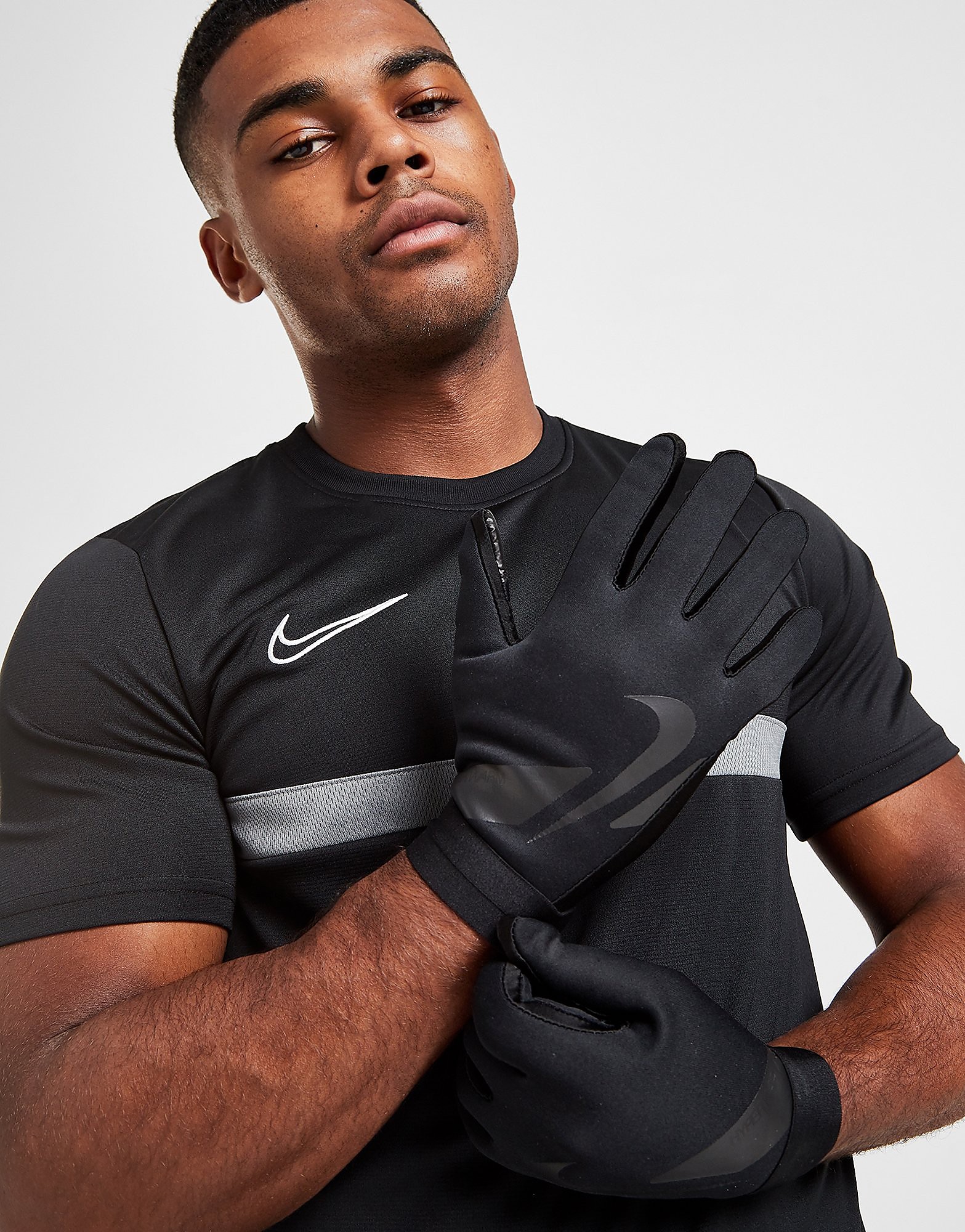 

Nike HyperWarm Academy Gloves - Black/Black/Black - Mens, Black/Black/Black