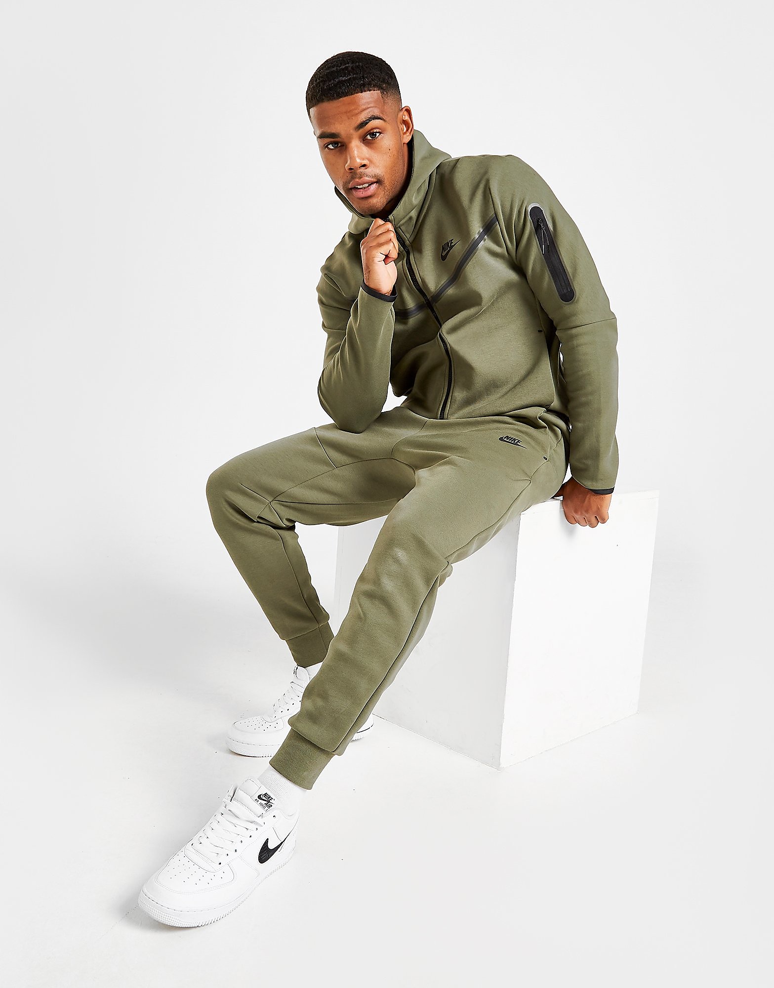 

Nike Tech Fleece Joggers - Twilight Marsh/Black - Mens, Twilight Marsh/Black