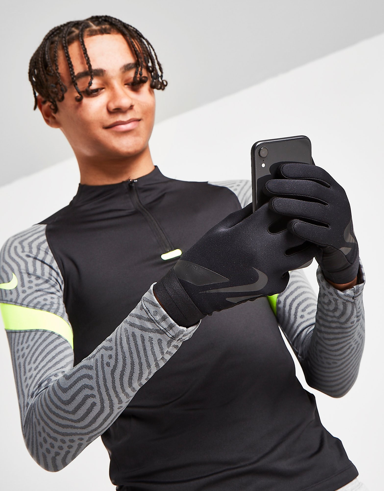 

Nike HyperWarm Academy Gloves Junior - Black/Black/White - Kids, Black/Black/White