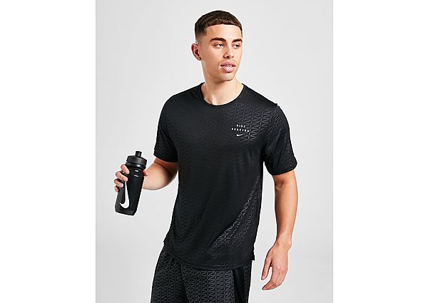 Nike T-shirt Run Division Miler Homme - Black, Black