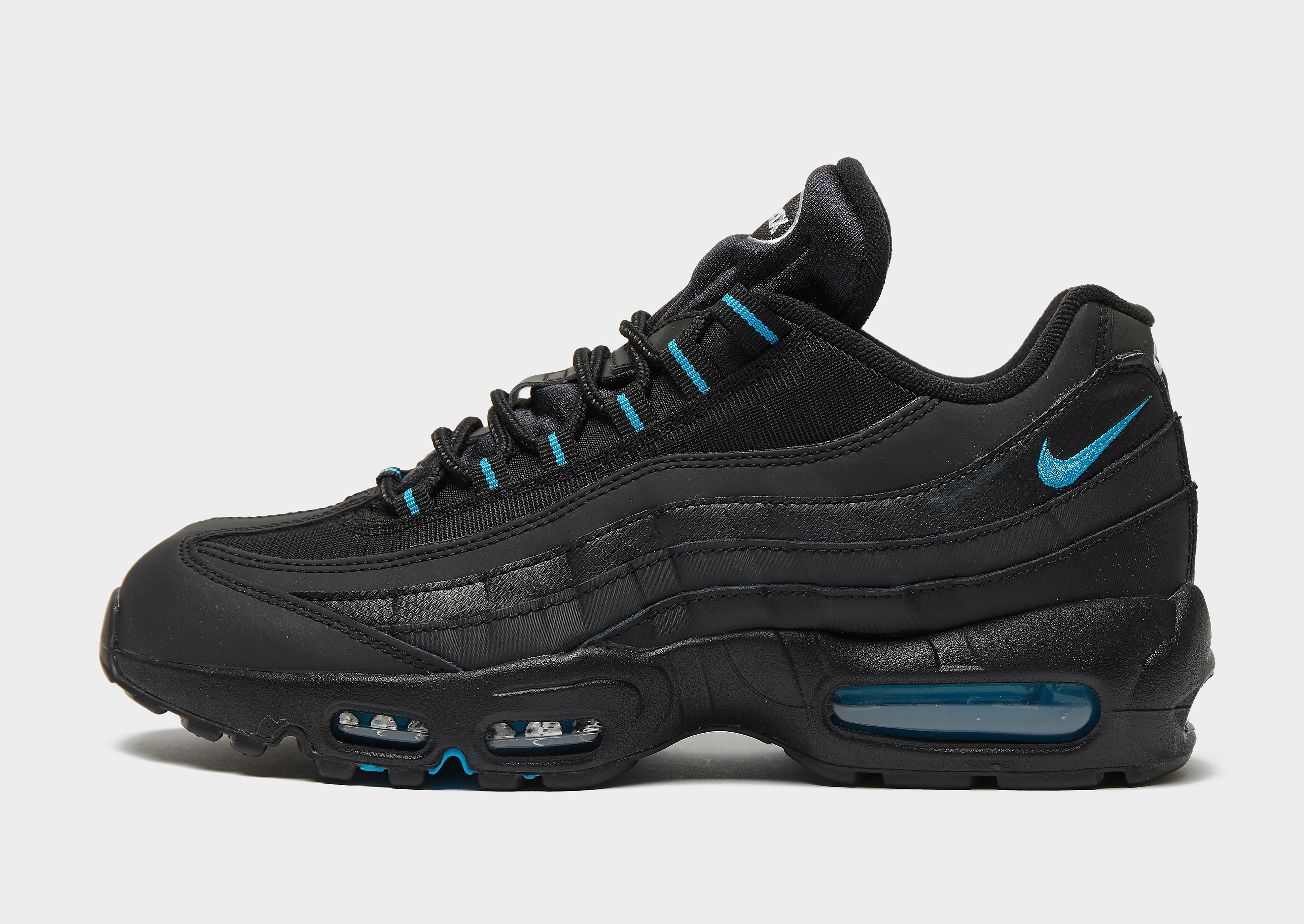 

Nike Air Max 95 - Black/Blue - Mens, Black/Blue
