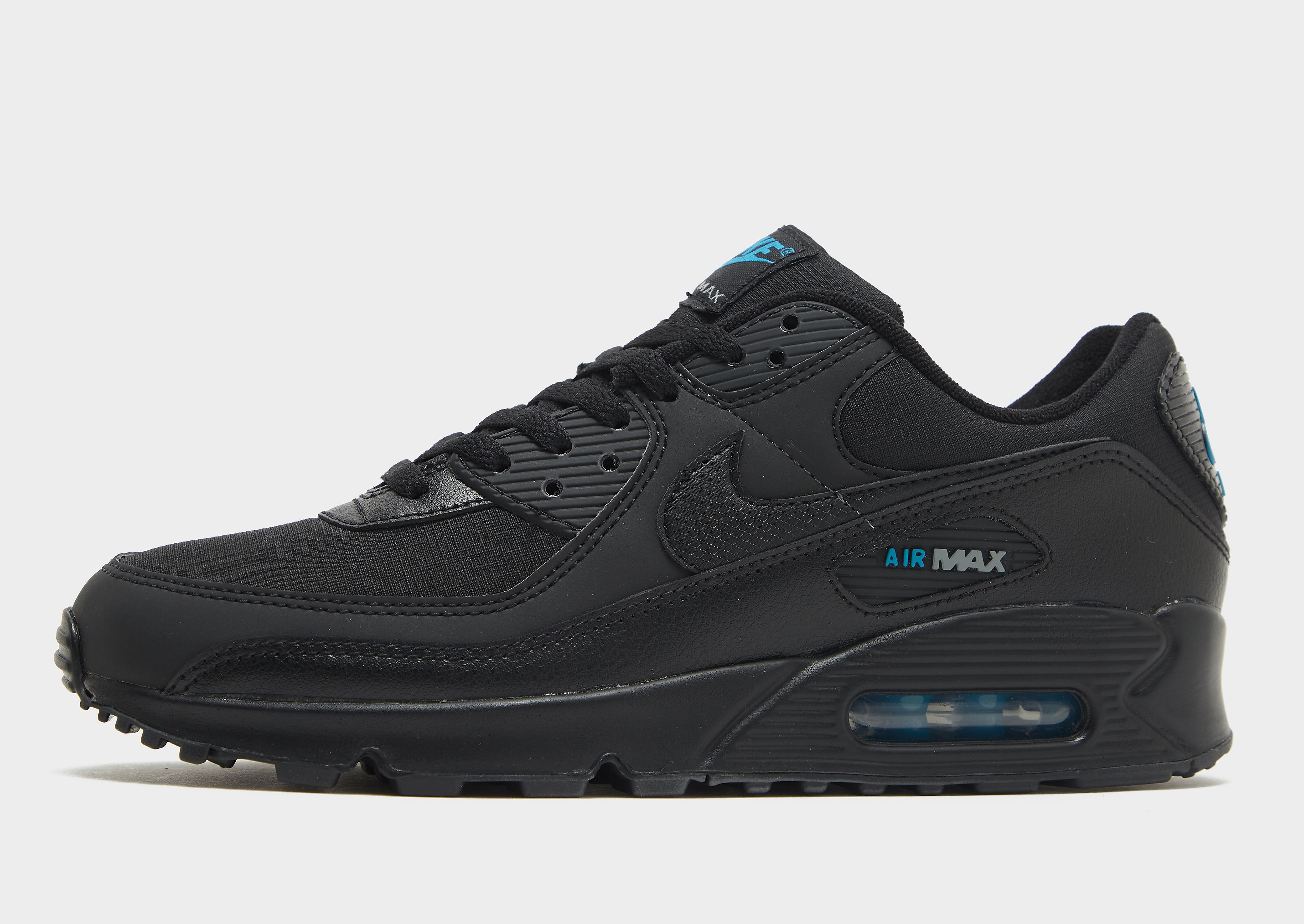 

Nike Air Max 90 - Only at JD - Black/Laser Blue/Wolf Grey/Black/Blue - Mens, Black/Laser Blue/Wolf Grey/Black/Blue