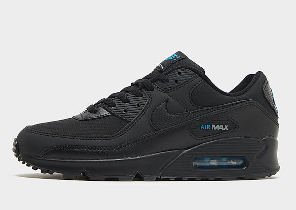 Nike Chaussure Nike Air Max 90 pour Homme - Black/Laser Blue/Wolf Grey/Black, Black/Laser Blue/Wolf