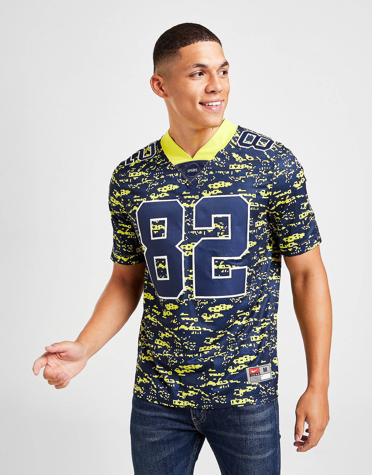Nike Tottenham Hotspur FC NFL Jersey - Opti Yellow/Binary Blue/Yellow - Mens, Opti Yellow/Binary Blue/Yellow