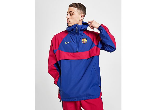 Nike Veste FC Barcelona Re-Issue Homme - Deep Royal Blue/Noble Red/Deep Royal Blue/Varsity Maize, De