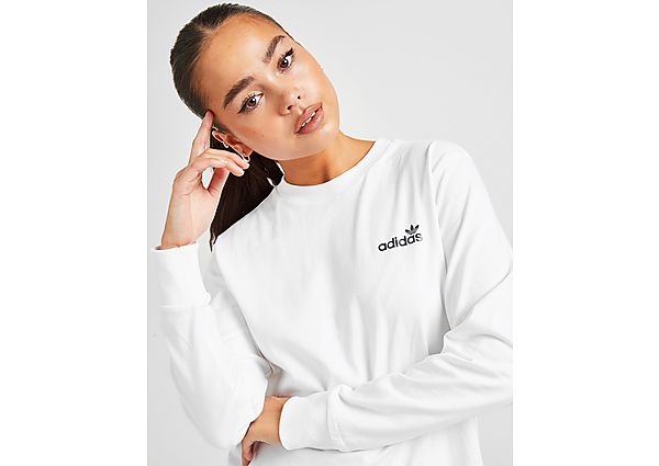 adidas Originals T-Shirt Manches Longues Linear Glossy Femme