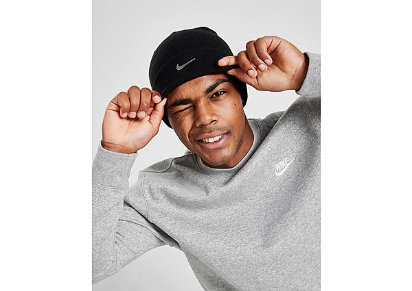 Nike Swoosh Beanie Hat - Black, Black
