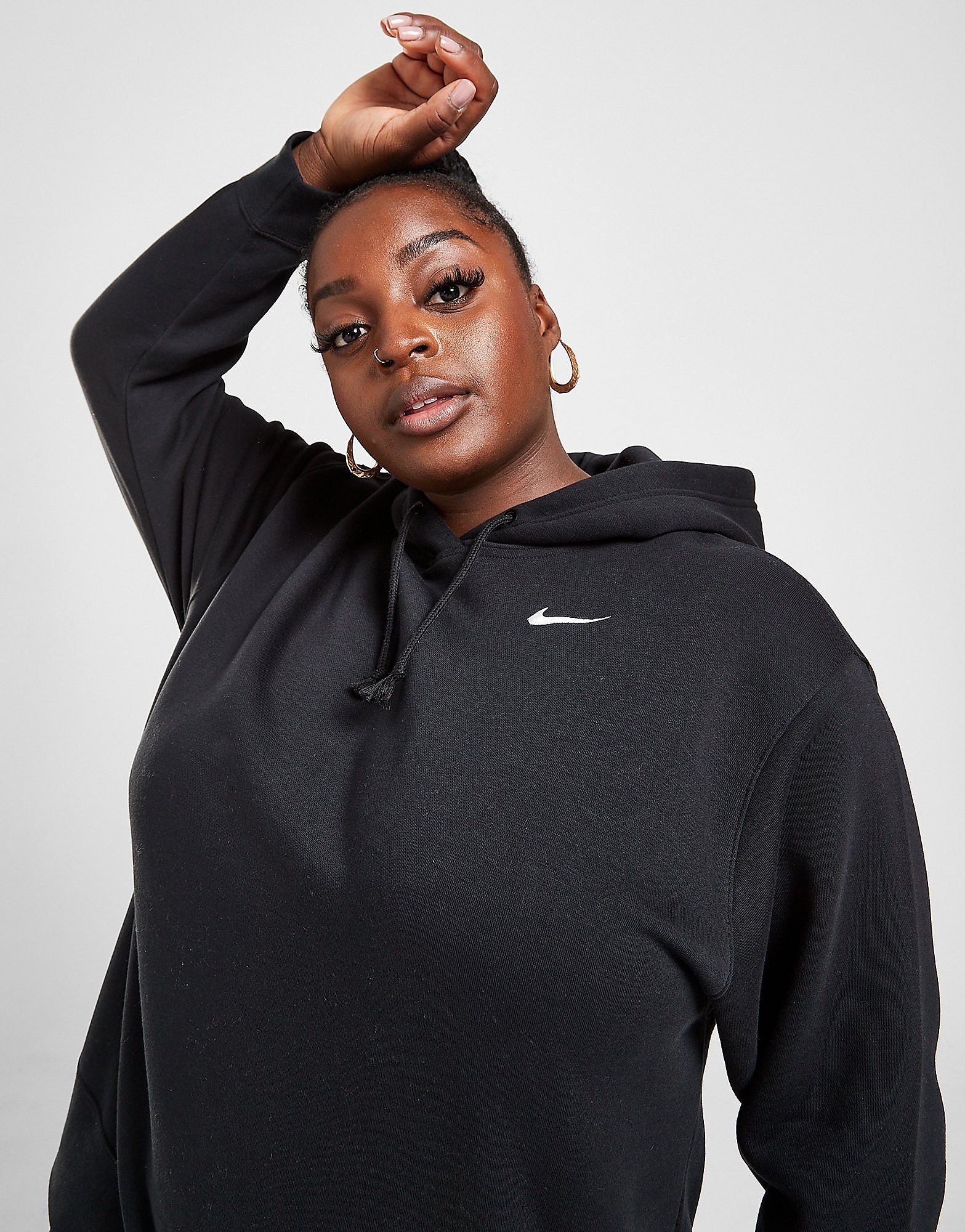

Nike Plus Size Trend Fleece Overhead Hoodie - Black - Womens, Black