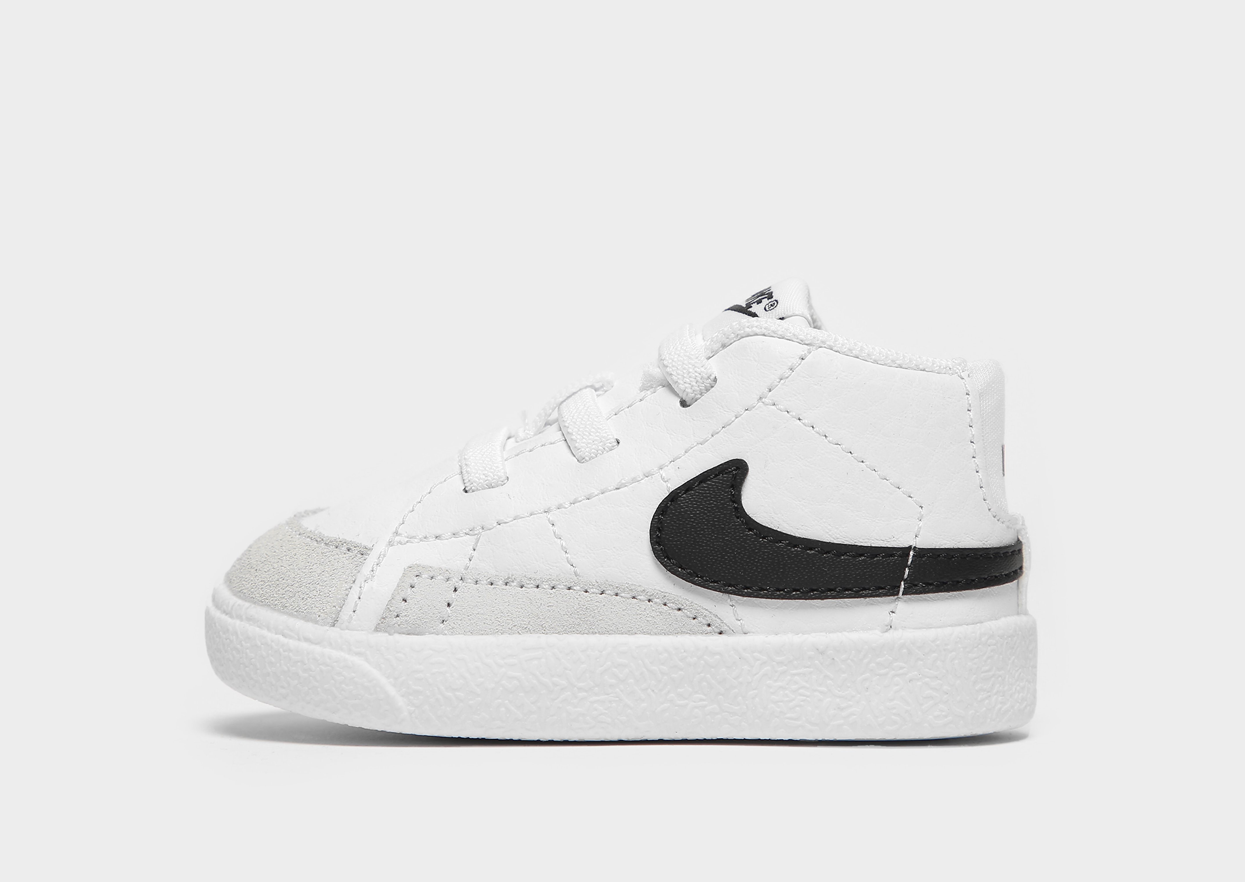 

Nike Blazer Mid Crib Infant - White/White/Black - Kids, White/White/Black