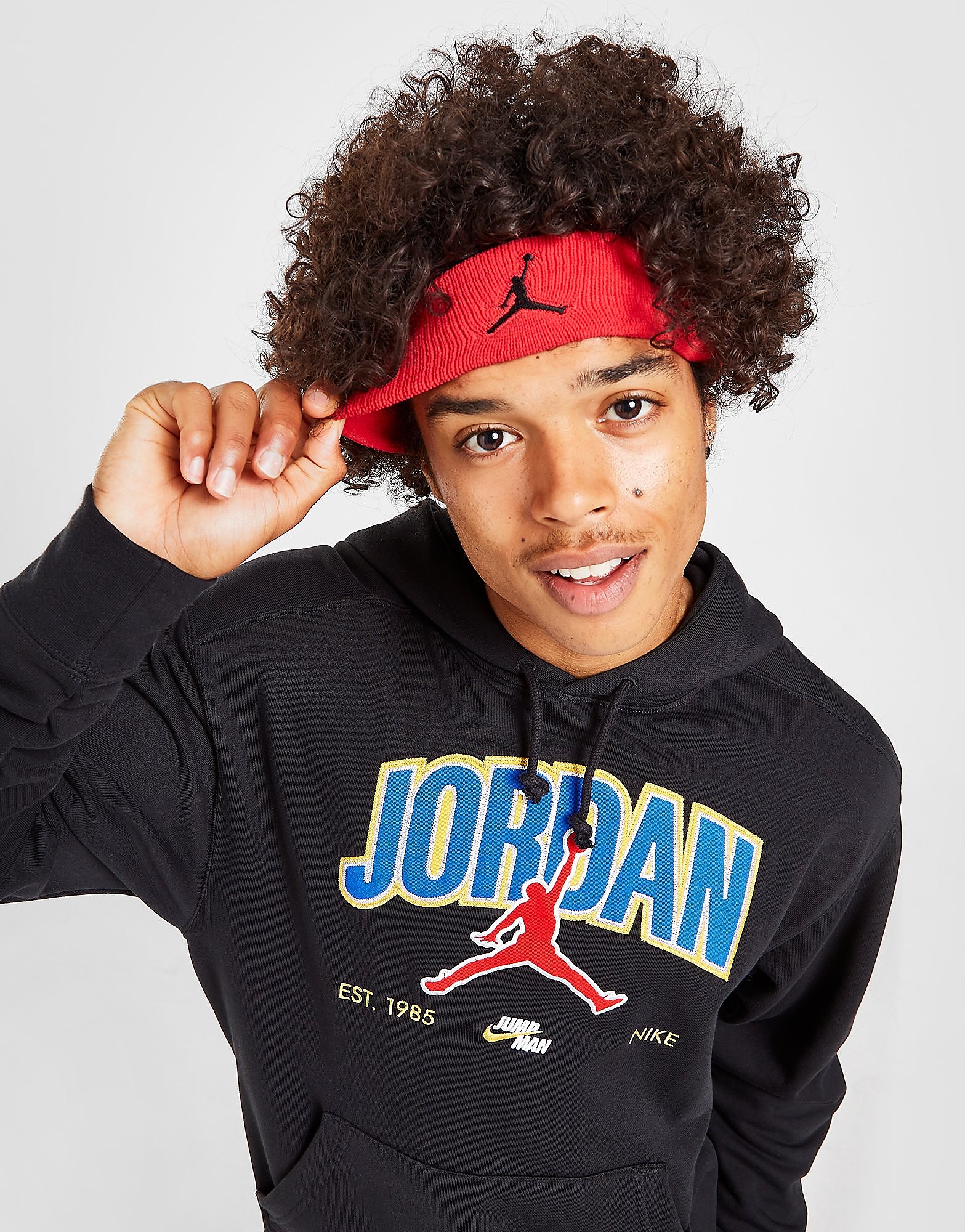

Jordan Jumpman Headband - Red - Womens, Red
