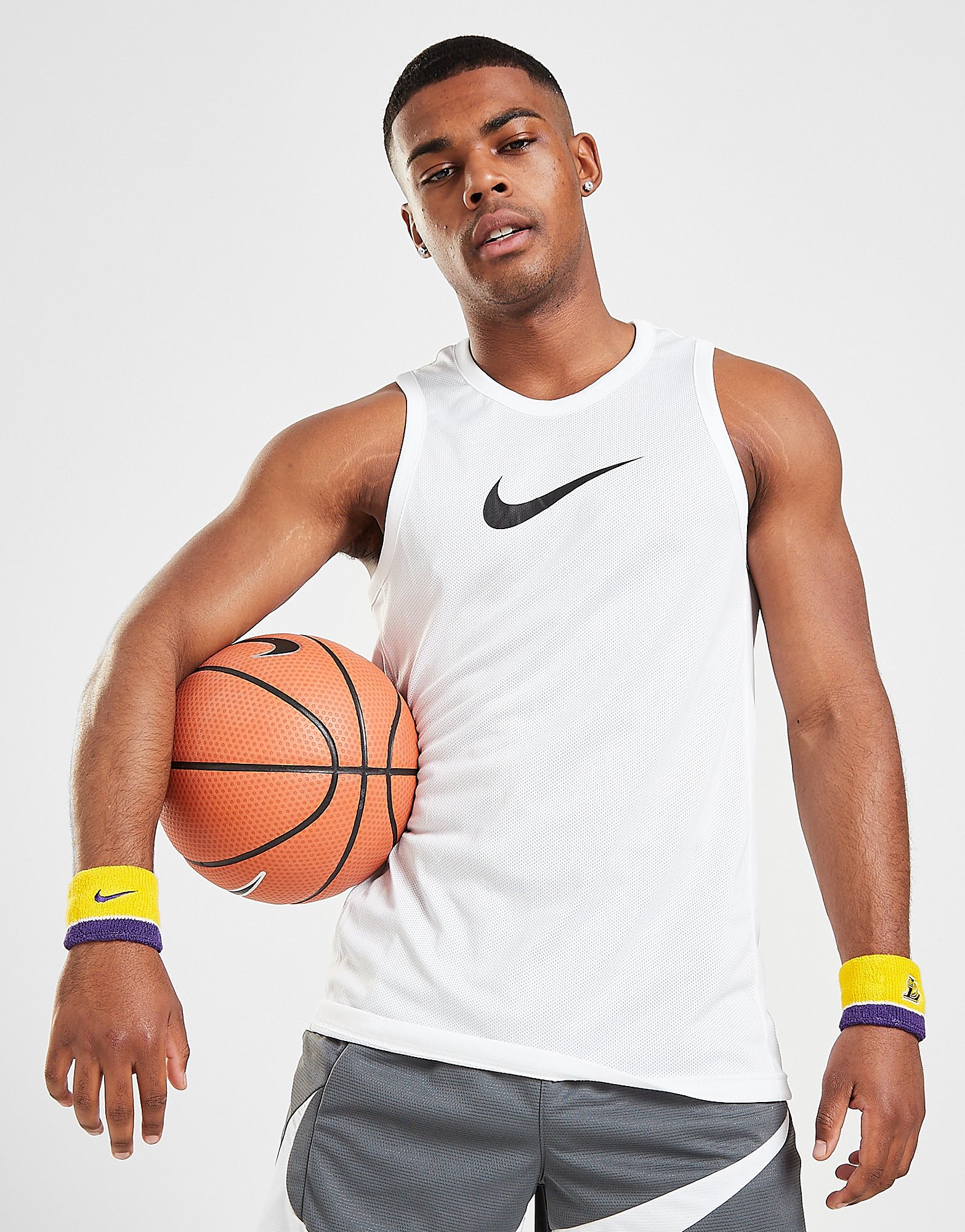 

Nike NBA Los Angeles Lakers Wrist Bands - Yellow - Womens, Yellow