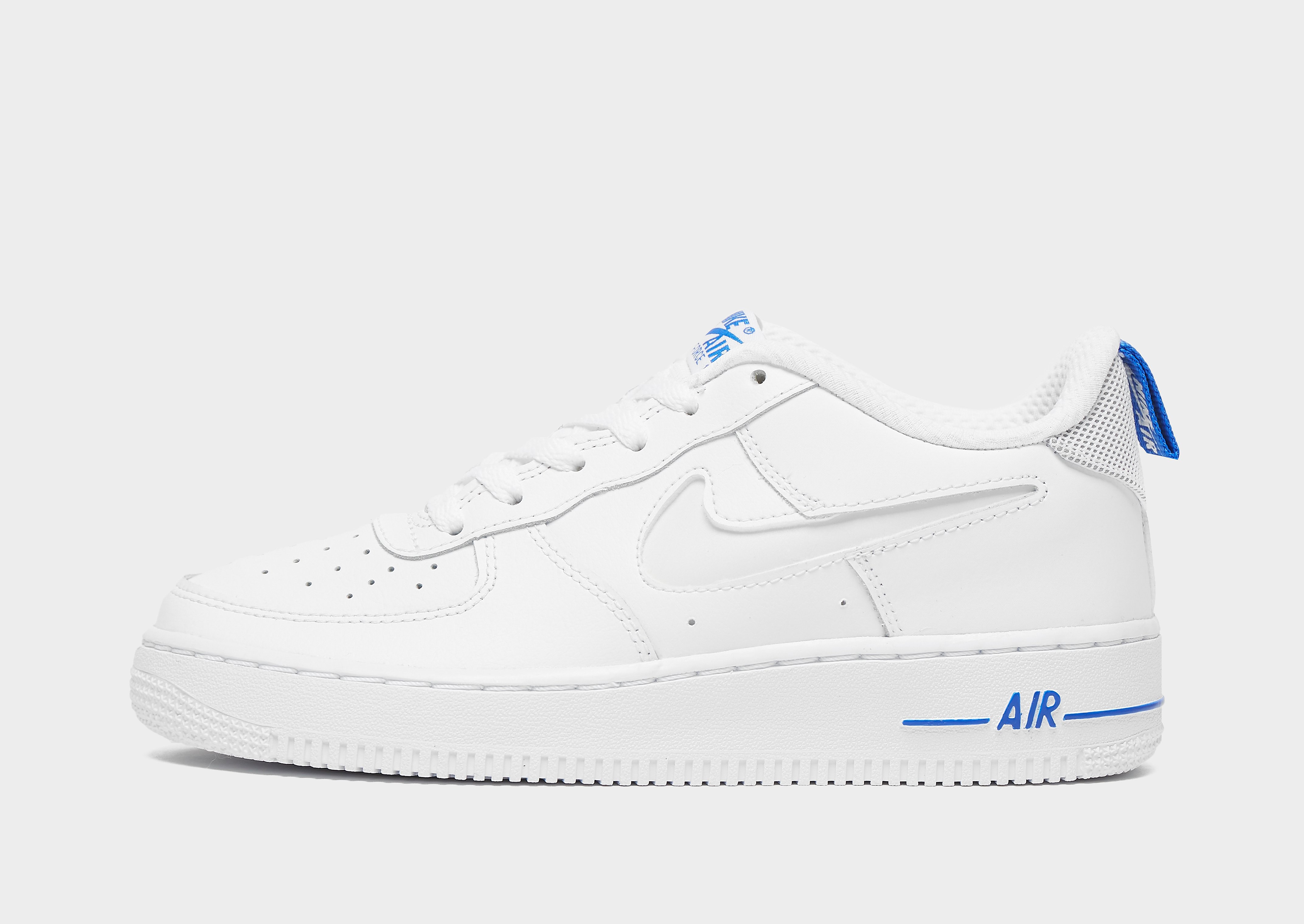 

Nike Air Force 1 '07 LV8 Junior - Only at JD - WHITE/Blue - Kids, WHITE/Blue