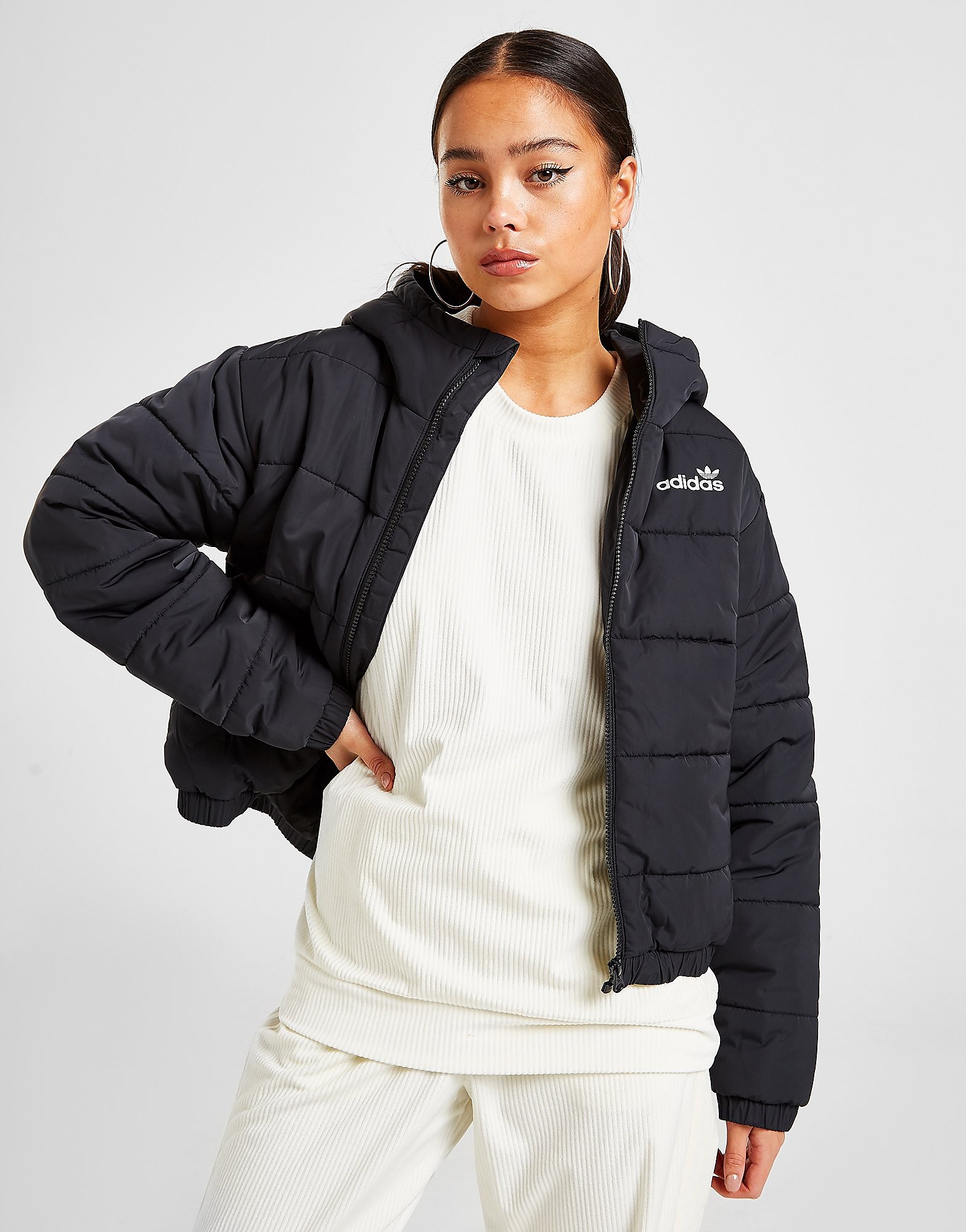 

adidas Originals Linear Jacket - Only at JD - Black - Womens, Black