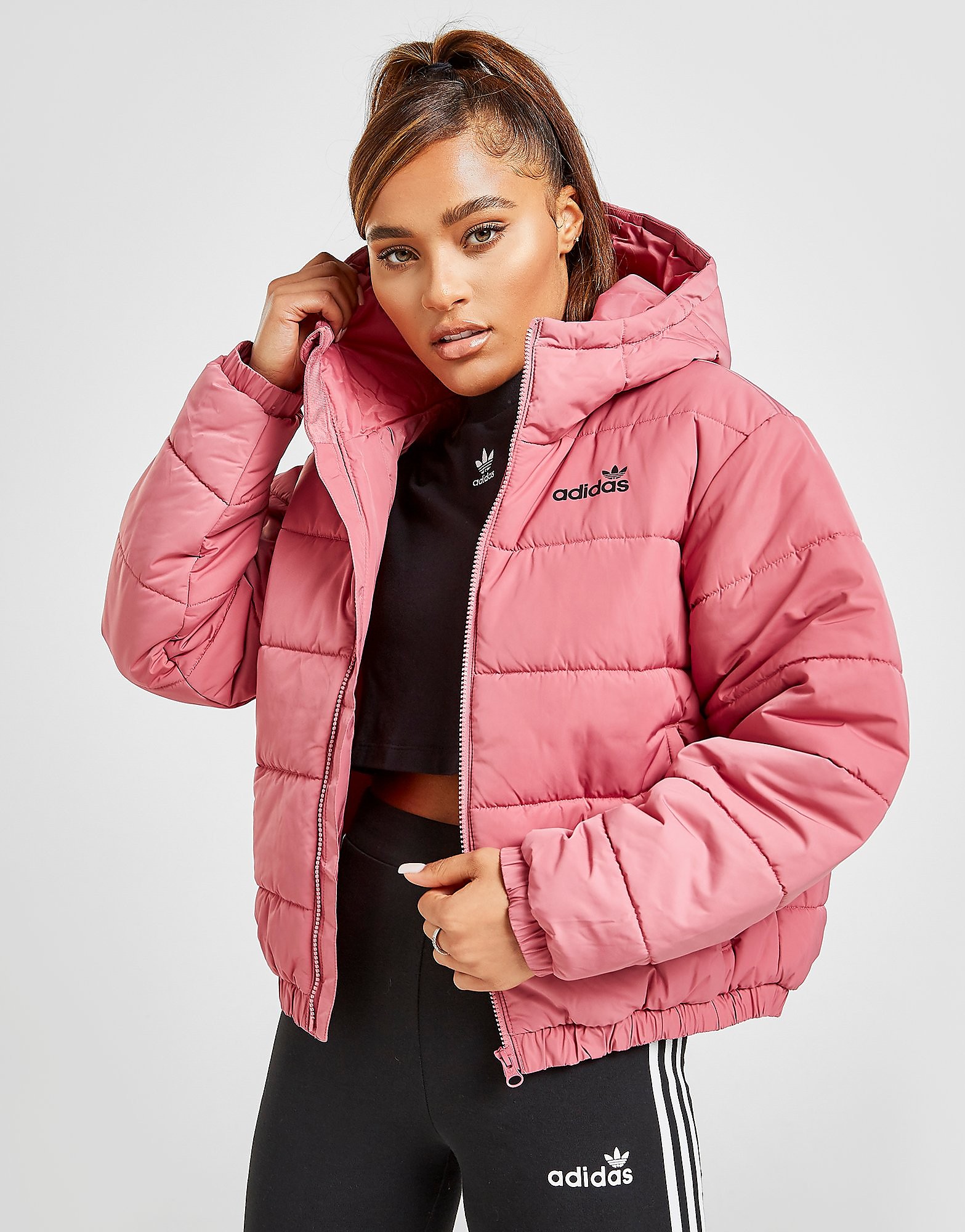 

adidas Originals Linear Jacket - Only at JD - Pink - Womens, Pink