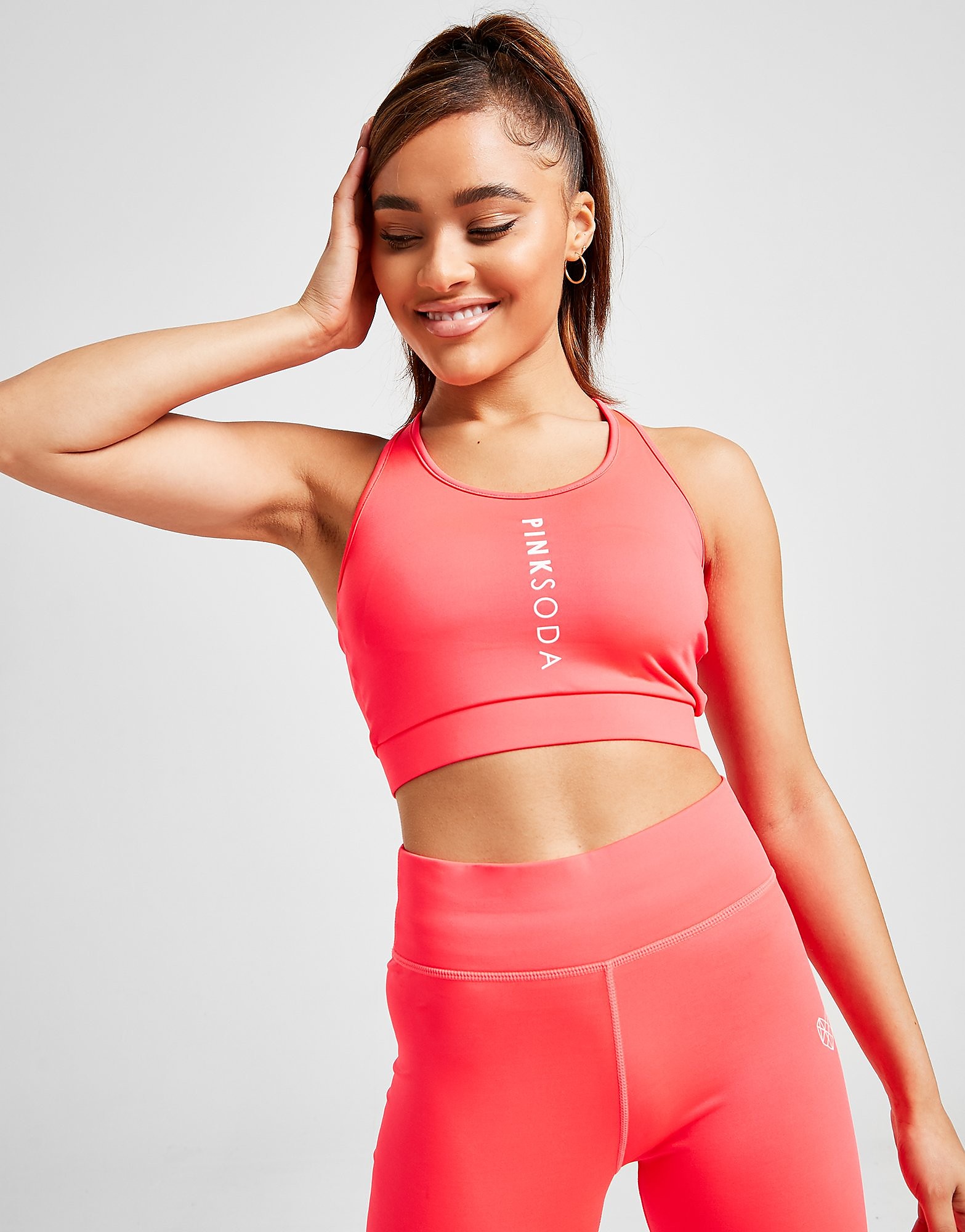 

Pink Soda Sport Core Bra - Only at JD - Pink/White - Womens, Pink/White