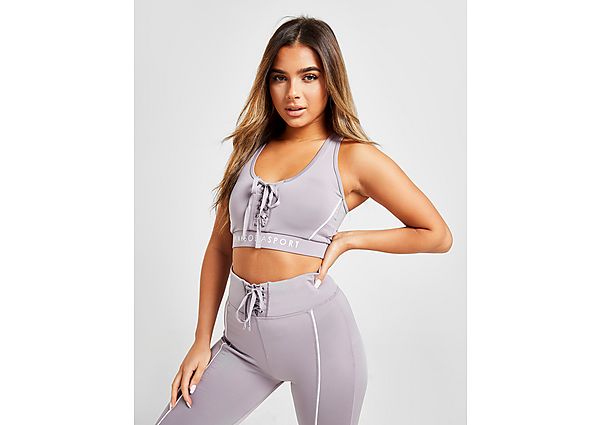 Pink Soda Sport Soutien-gorge Lace Up Pipe Femme