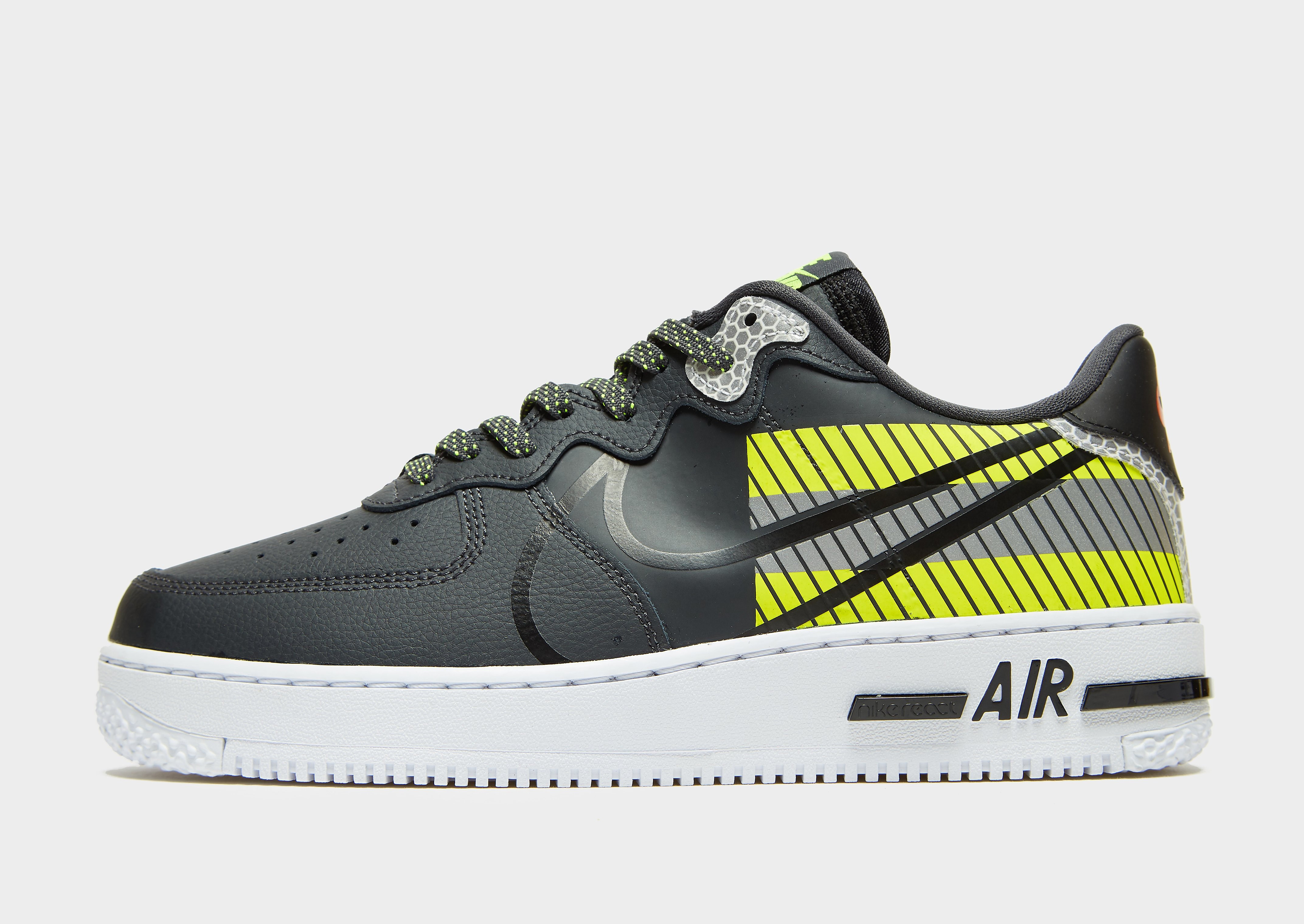 

Nike Air Force 1 React LX - Anthracite/Volt/Habanero Red/Black/Yellow, Anthracite/Volt/Habanero Red/Black/Yellow