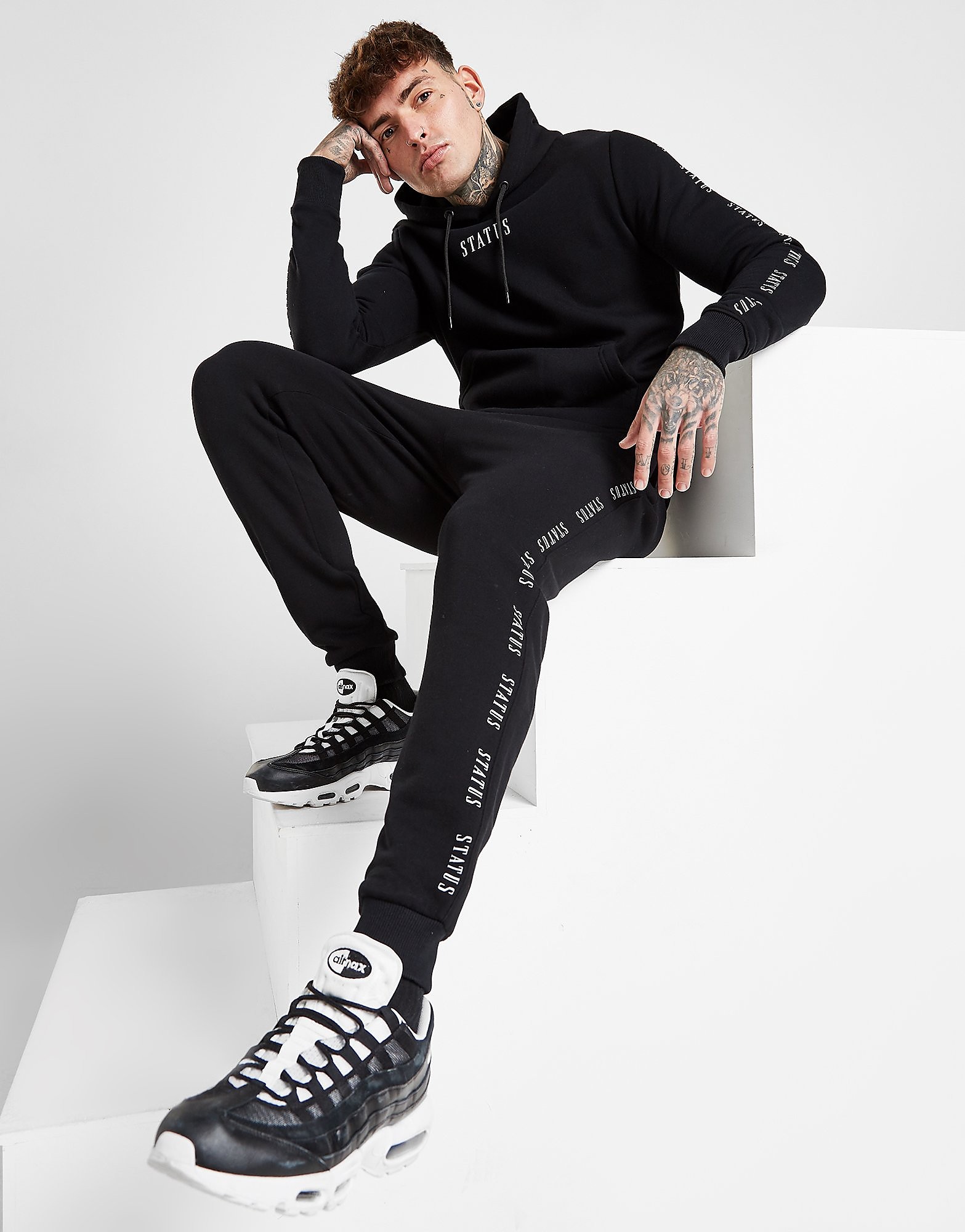 

Status Vale Tracksuit - Black - Mens, Black