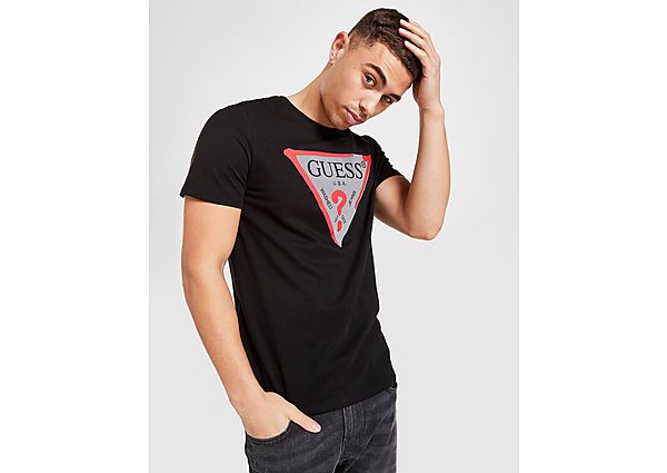 GUESS T-shirt Reflective Triangle Logo Homme