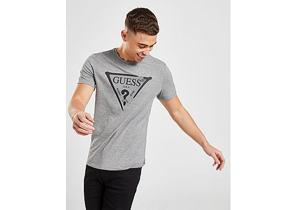 GUESS T-shirt Reflective Triangle Logo Homme