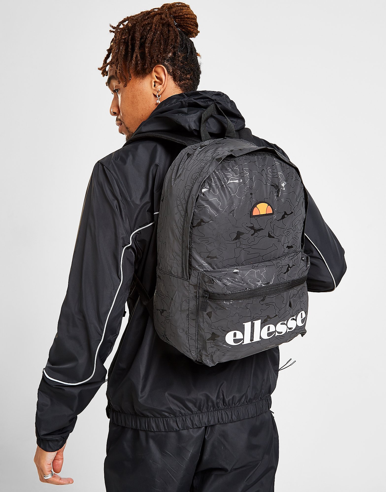

Ellesse Laslo Camo Backpack - Only at JD - Black - Womens, Black