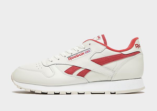 Reebok classic leather - Chalk / Mars Red / Stucco, Chalk / Mars Red / Stucco
