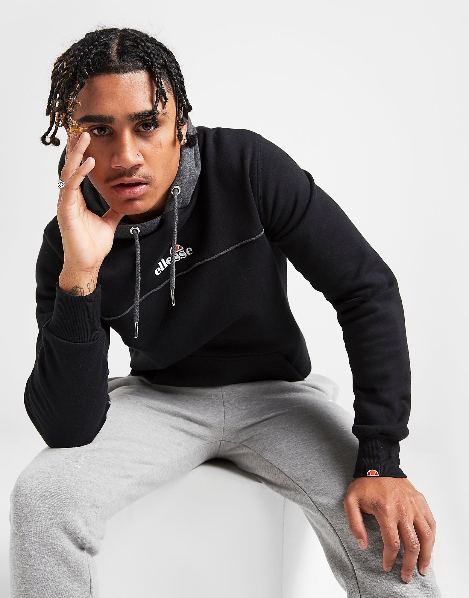 

Ellesse Kasper Overhead Hoodie - Only at JD - Black - Mens, Black