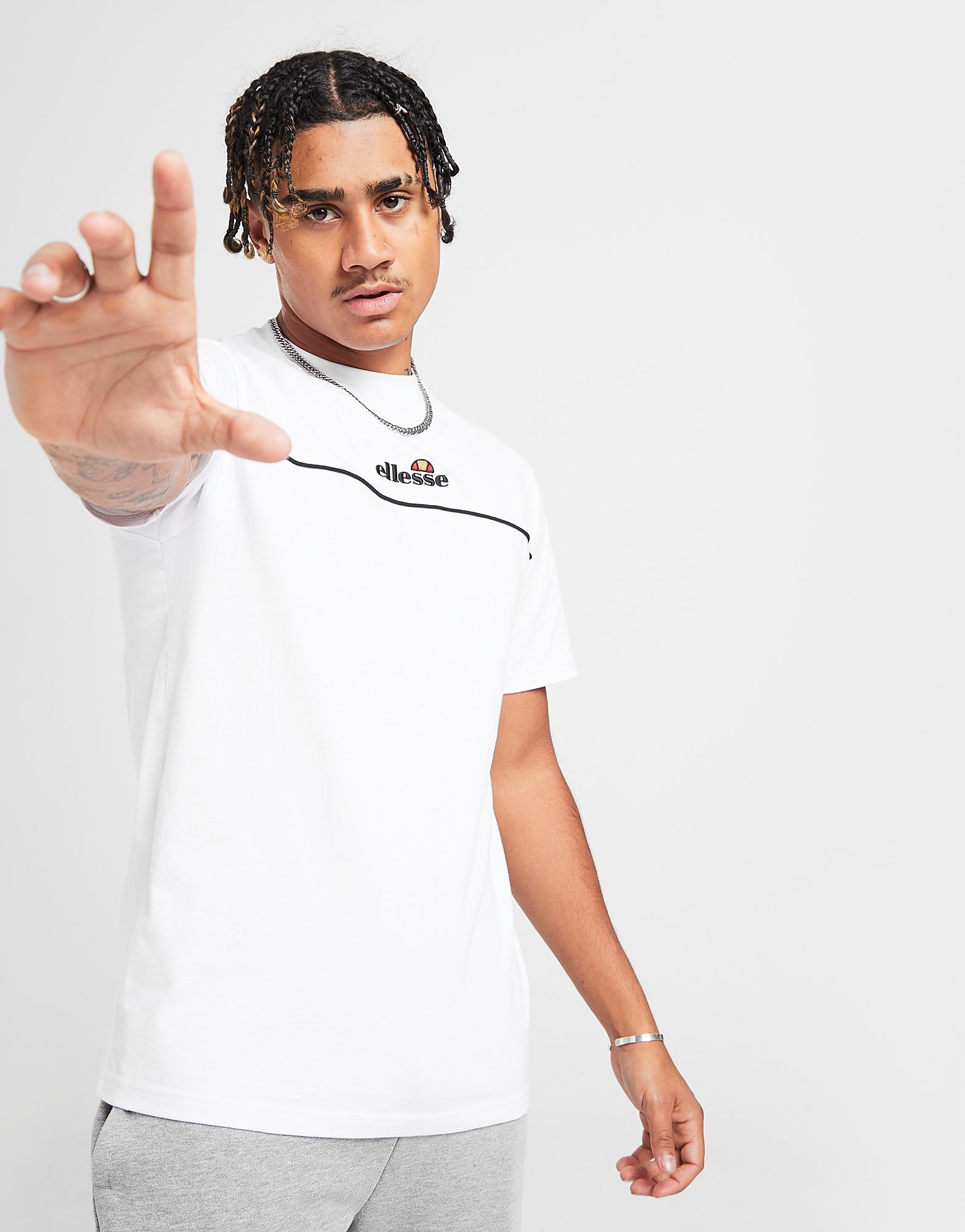 

Ellesse Haydon T-Shirt - Only at JD - White - Mens, White